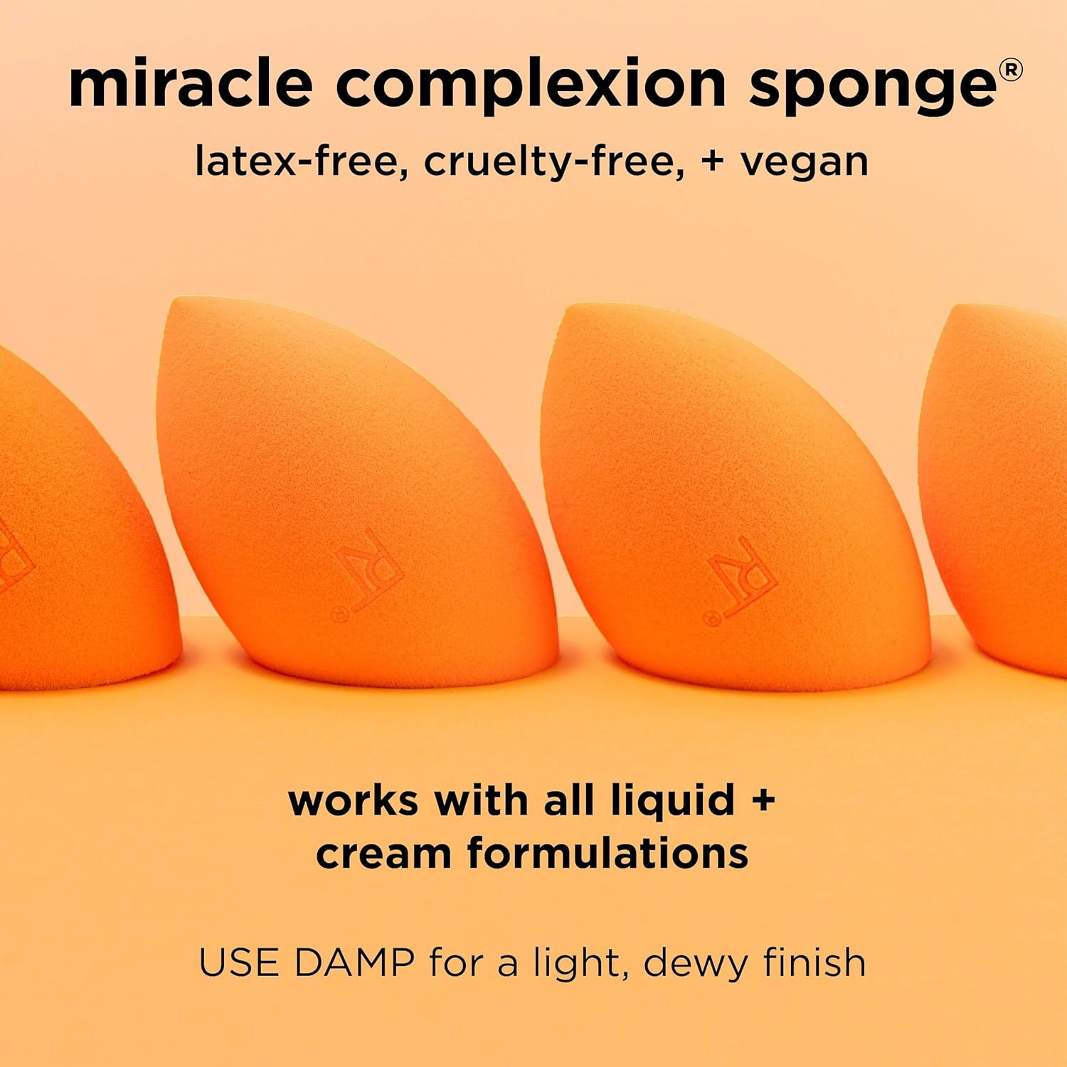Real Techniques Miracle Complexion Sponge, 4 Pieces image number 4