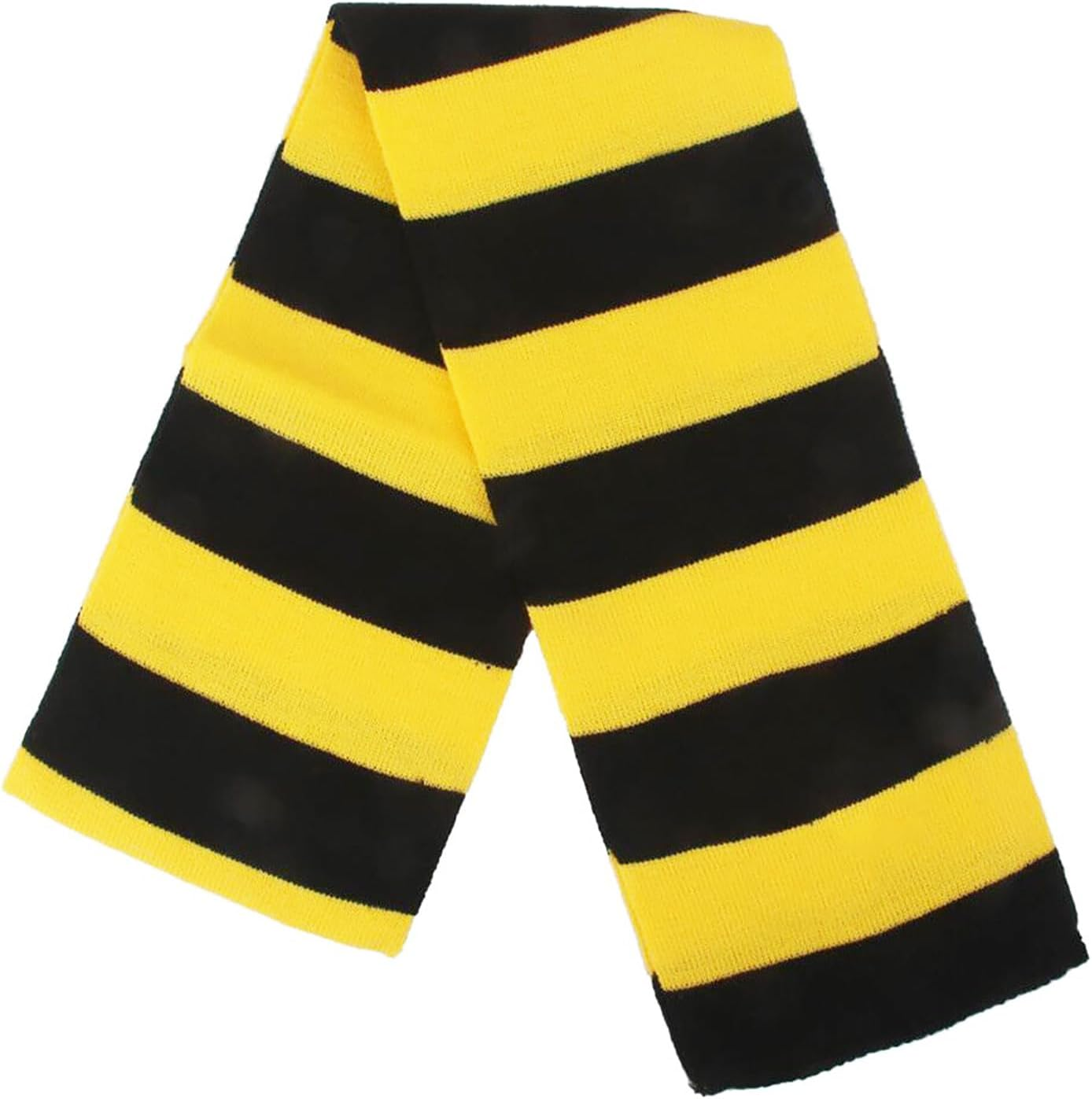 VIVIAN & VINCENT Fall Winter Ultra Soft Knit Striped Scarf for Women Men Boys Girls - Blue And Burgundy image number 4