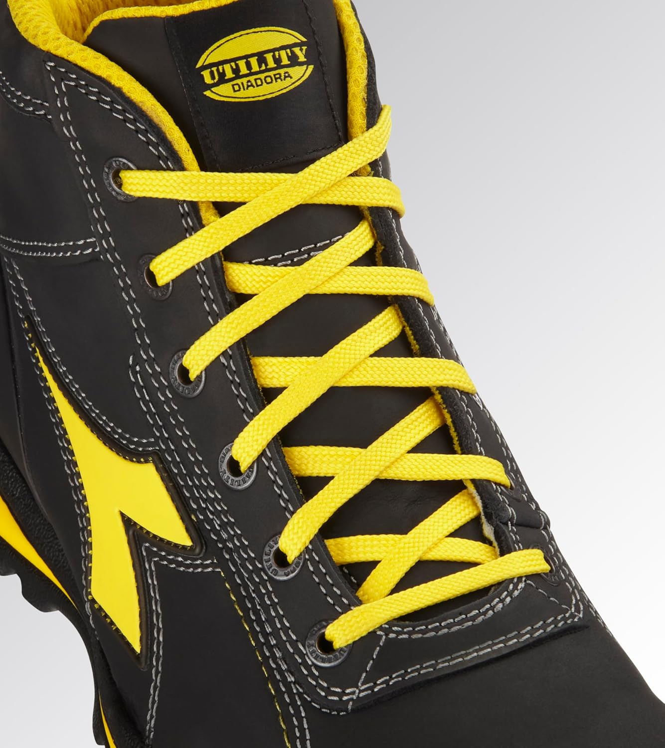 Utility Diadora Men'S Glove Mid S3 HRO SRA Safety Shoes, Black, 7.5 AU image number 4