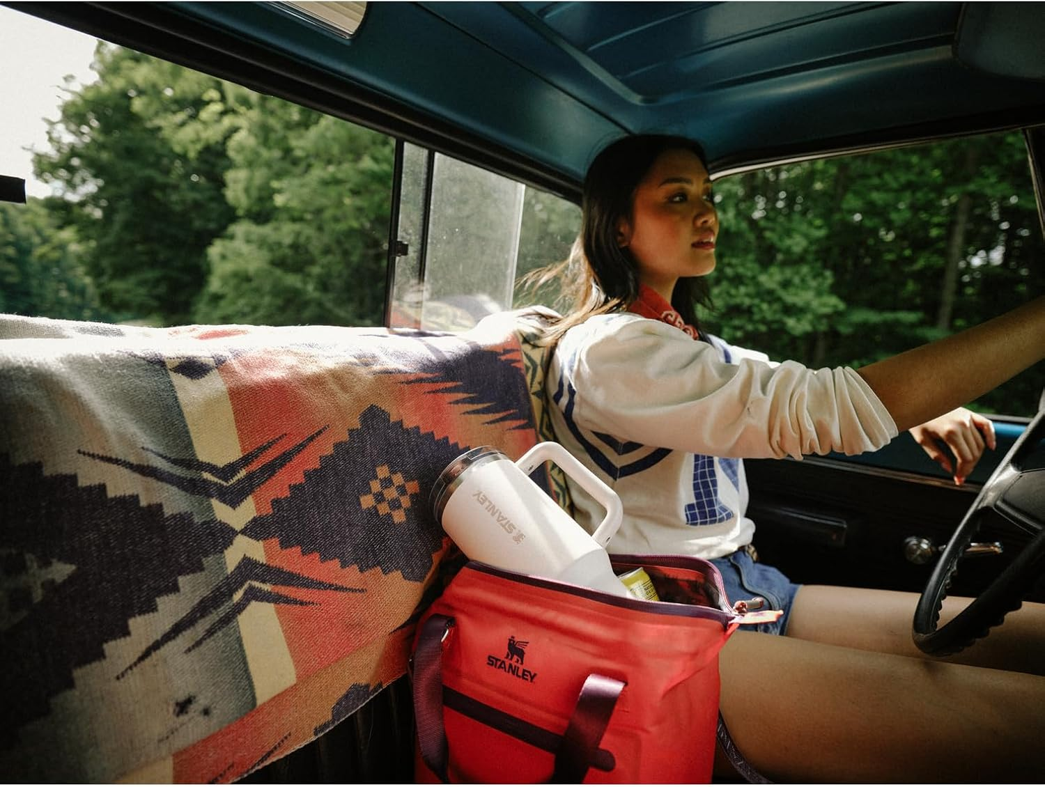 Stanley Quencher Protour Flip Straw Tumbler with Leakproof Lid 40 Oz | Built-In Straw and Handle | Cup Holder Compatible for Travel | Insulated Stainless Steel Cup | Bpa-Free | Cream image number 1