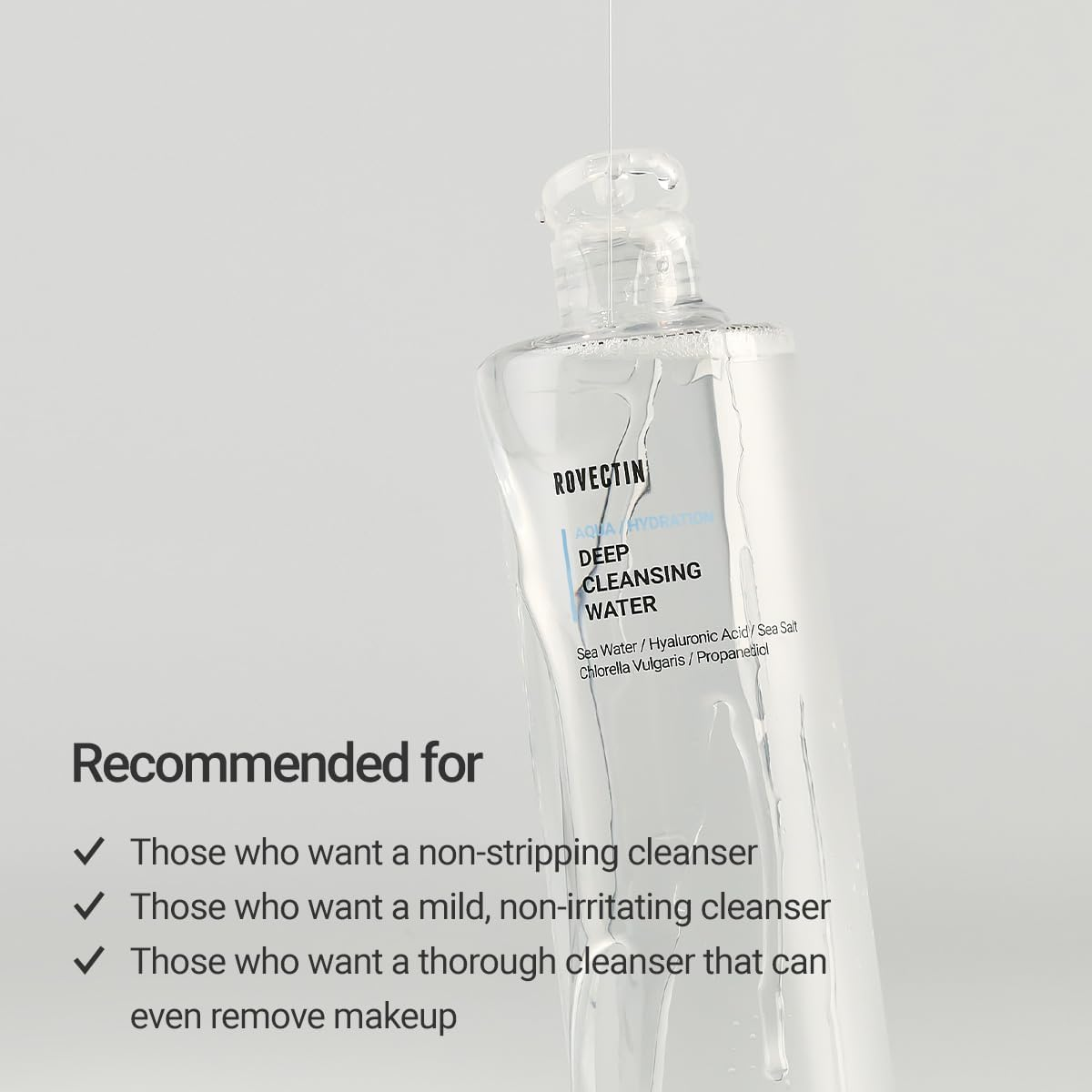 Rovectin Clean Marine Micellar Deep Cleansing Water 400 Ml image number 1