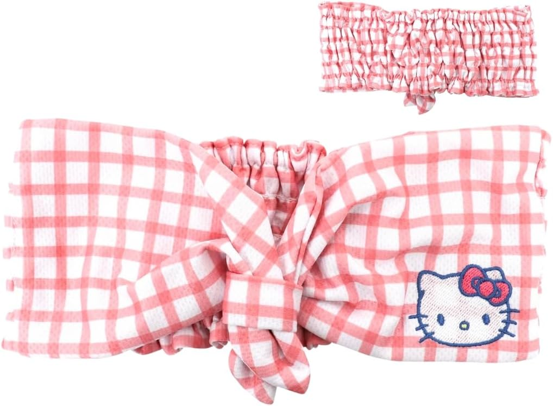 Sanrio Character, Hello Kitty, Cool, Cool Towel, 3.9 X 10.2-15.7 Inches (10 X 26-40 Cm), 2-Way Hair Band, Hair Turban, Cooling Towel, for Kids, Elementary School Students, Neck Pillow, Popular image number 4