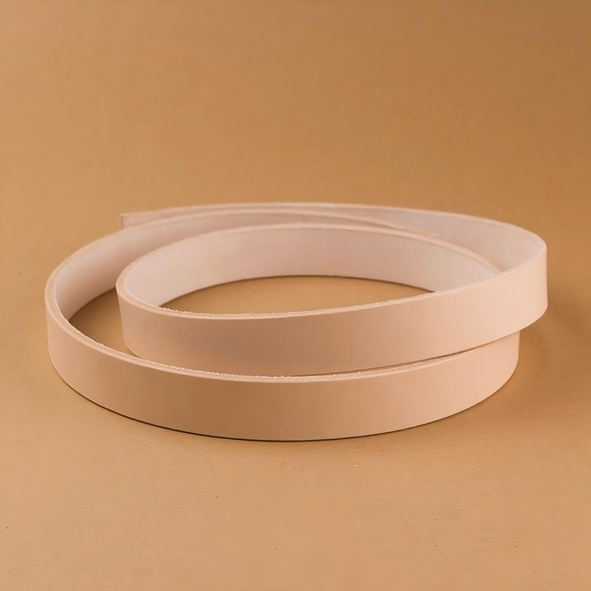 Natural Veg Tan 8/9 Ounce Leather Belt Blank, Long Strip 1.5" X 50" 1 Pack image number 2