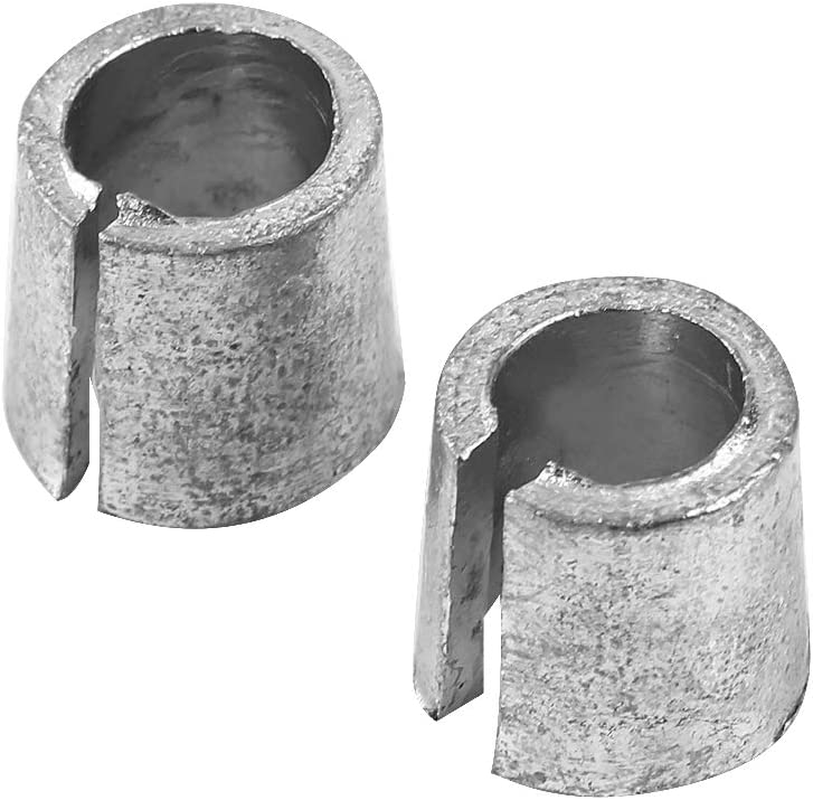 Joyzan Car Posts Sleeve, Anode Cathode Sleeve Terminal Cable End Repair Kit Battery Adaptor Sleeves Metal Auto Positive Converter Post Adaptors Negative Loose Cases Shims Kits for Boat Convert, Silver image number 2