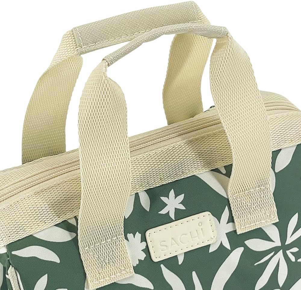Sachi 'Style 34' Insulated Lunch Bag - Sage Wildflower