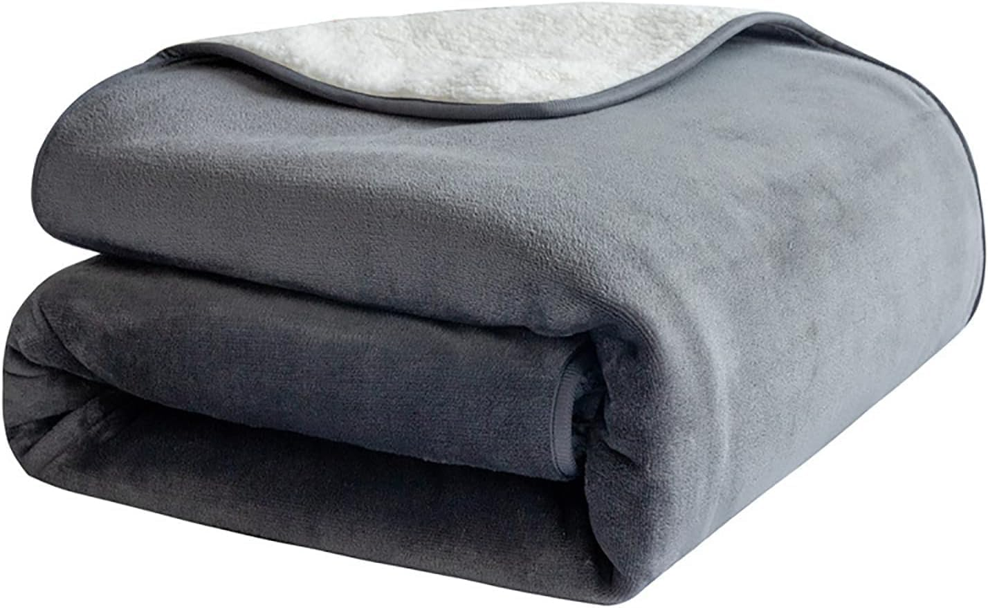Waterproof Dog Blanket - 3-Layer Flannel Dog Throw Reversible Washable Pet Blankets Warm Sleep Bed Cover for Cat Dog Protector Cover for Bed Couch Sofa Pet Nest (Grey, 150 * 127 Cm) image number 4