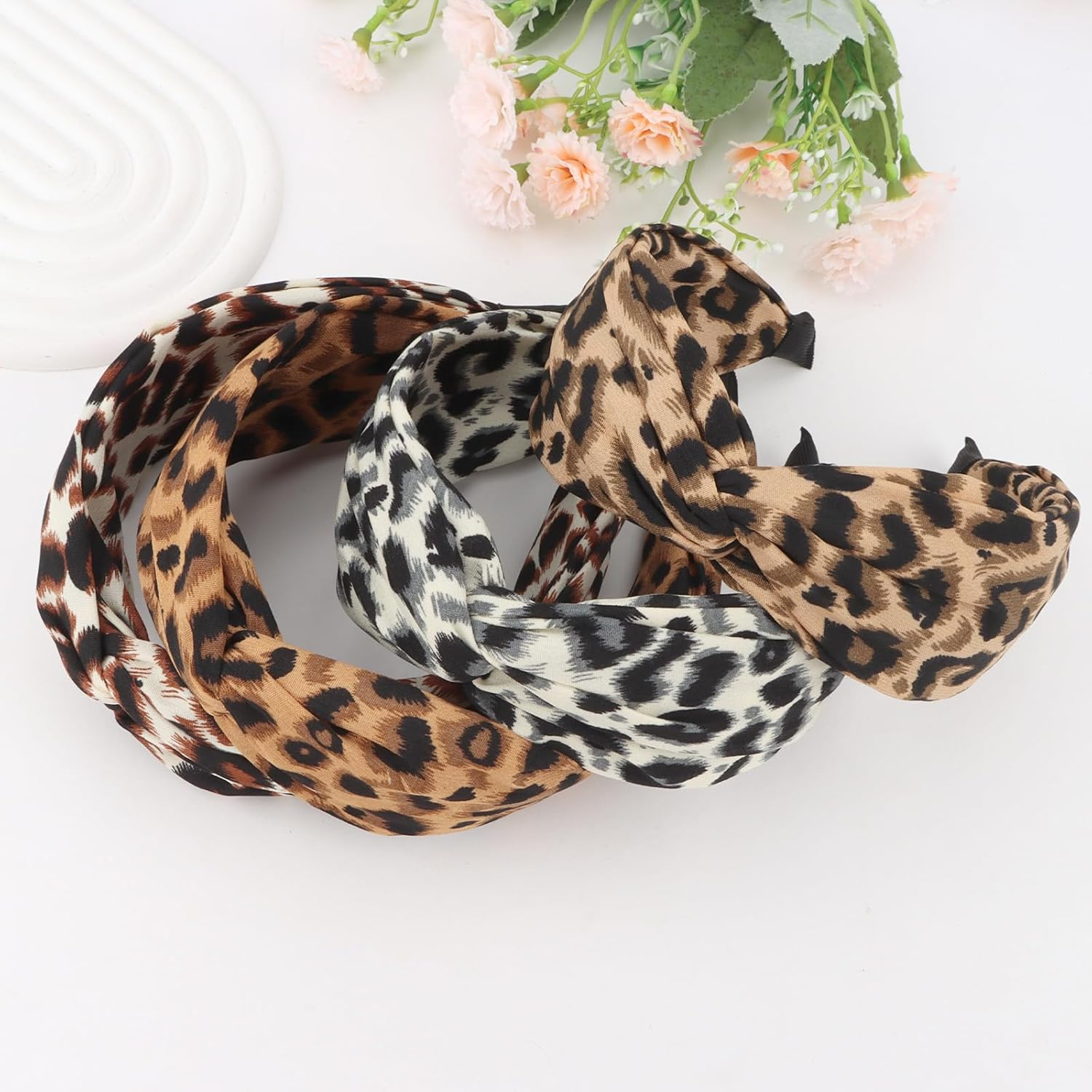 Pruadeor Pack of 4 Women'S Fashion Leo Hair Bands for Women Hair Accessories image number 2