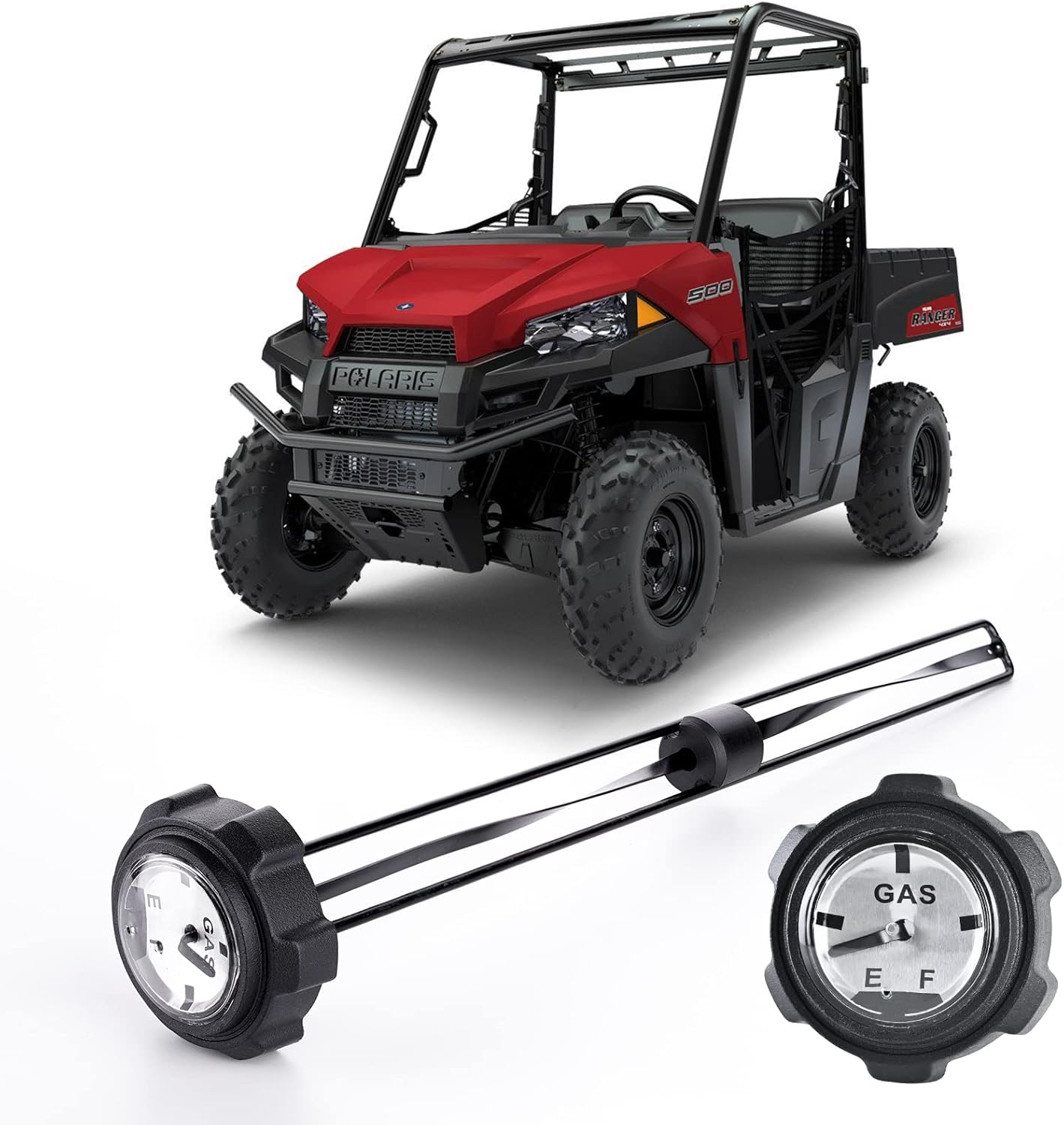 QUICKWOLF Ranger Gas Cap,1240119 Gas Cap with Gauge Compatible with Polaris Ranger 400 425 500 700 TM Fuel Gauge, Anti-Corrosion Material image number 5