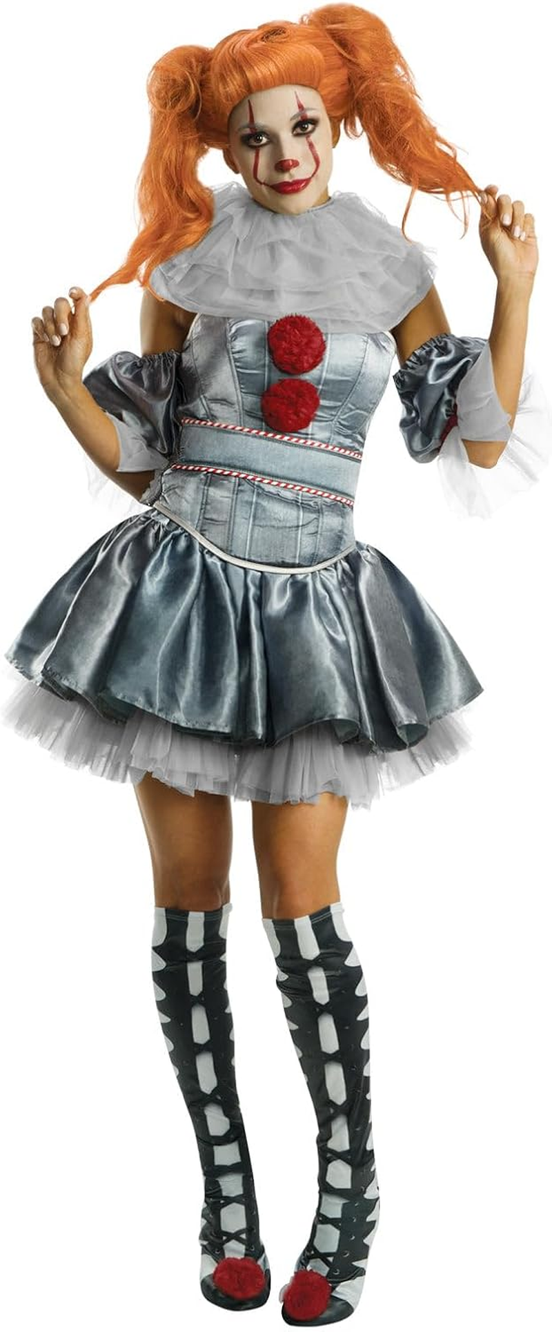 Pennywise Deluxe Womens Costume for Adults - IT Movie image number 3