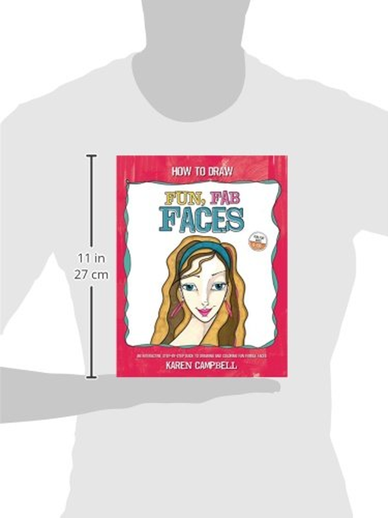 How to Draw Fun, Fab Faces: an Easy Step-By-Step Guide to Drawing and Coloring Fun Female Faces image number 1