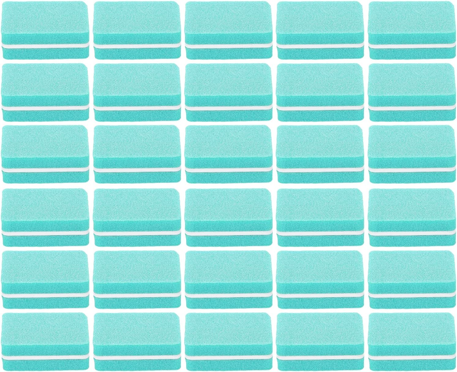 30Pcs Nail Buffer Block Salon Mini Portable Nail Polishing Tool Sanding Block Manicure Tool 4-Sided Nail File Salon Manicure Nail Tools (Green) image number 4