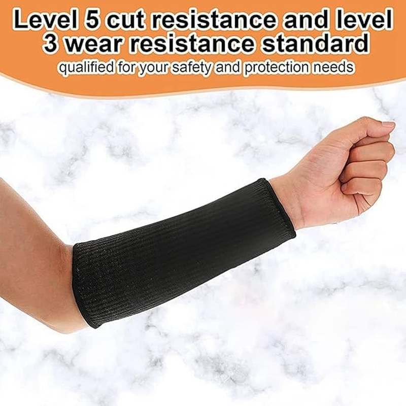 AUJING 4 Pair Arm Protection Sleeves, Cut Resistant Sleeves, Bruising Arm Guards, Forearm Arm Protectors, Gardening Sleeves, Safety Armband for Garden Kitchen Cooking image number 5