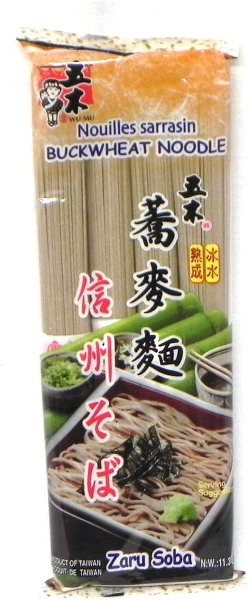 Wu Mu Noodle Buckwheat 320Gm image number 1