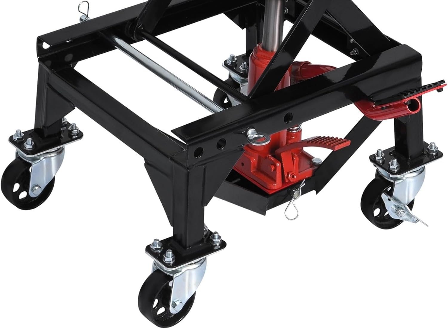 Motorcycle Scissor Lift Stand 136KG Motorbike Lift Working Bench ATV Jack image number 4