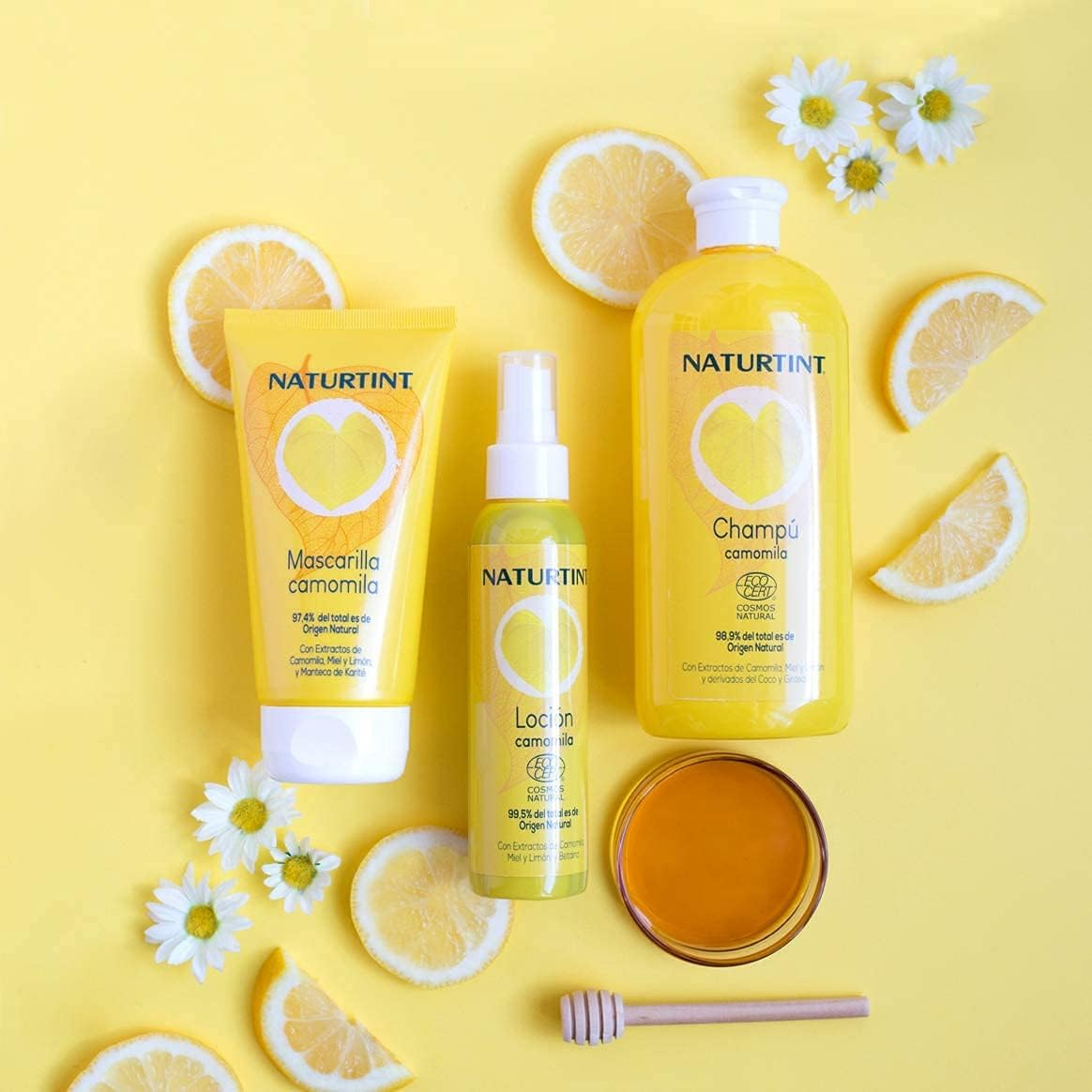 Naturtint Chamomile Mask Moisturising and Shiny Intensive Golden Reflections 97.4% Natural Ingredients Chamomile, Honey and Lemon 150Ml