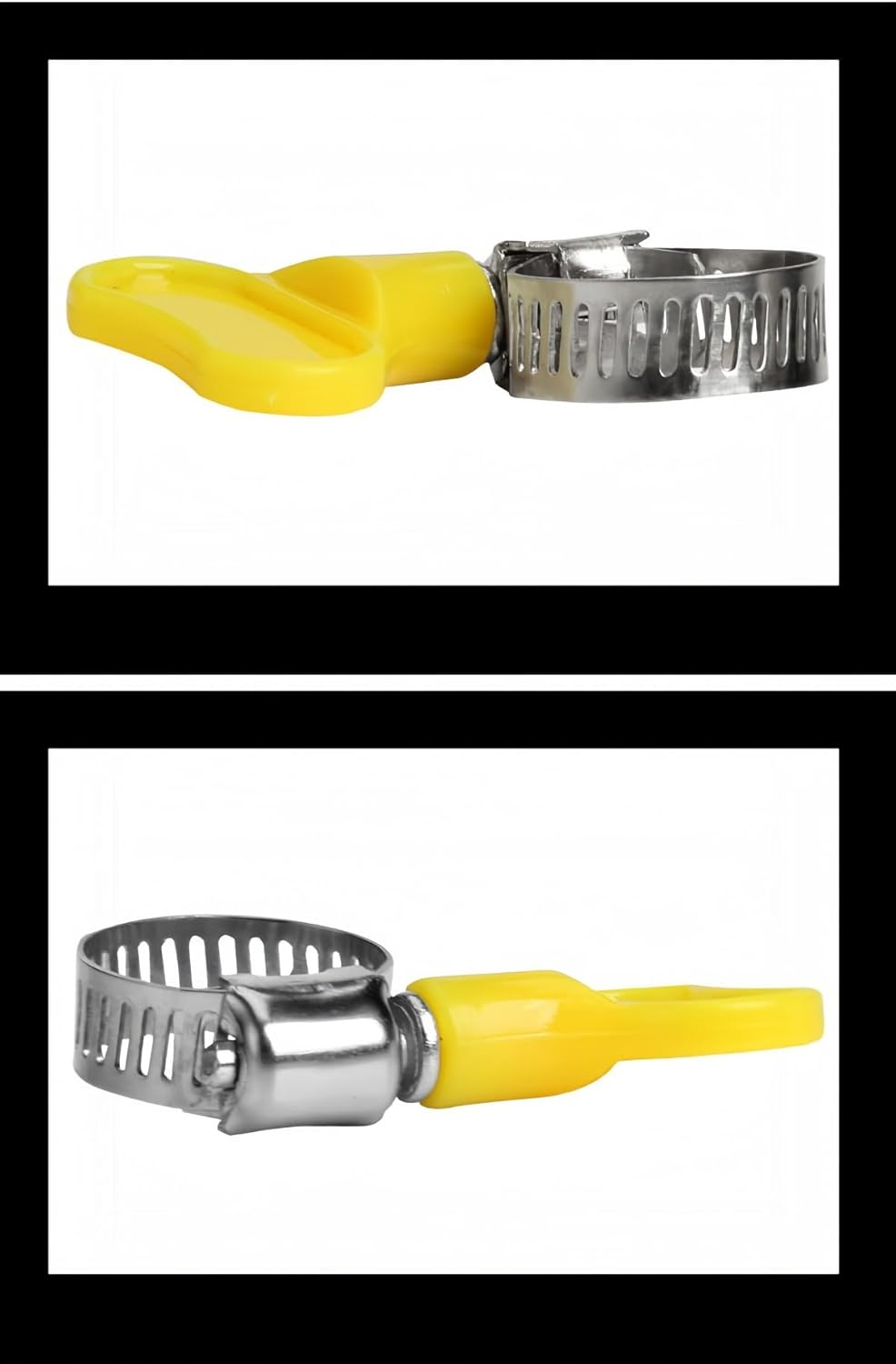 Adjustable Hose Clips Stainless Steel Hose Clamps Clip,Stainless Steel Worm Gear Hose Clamps(8 Pcs) image number 6