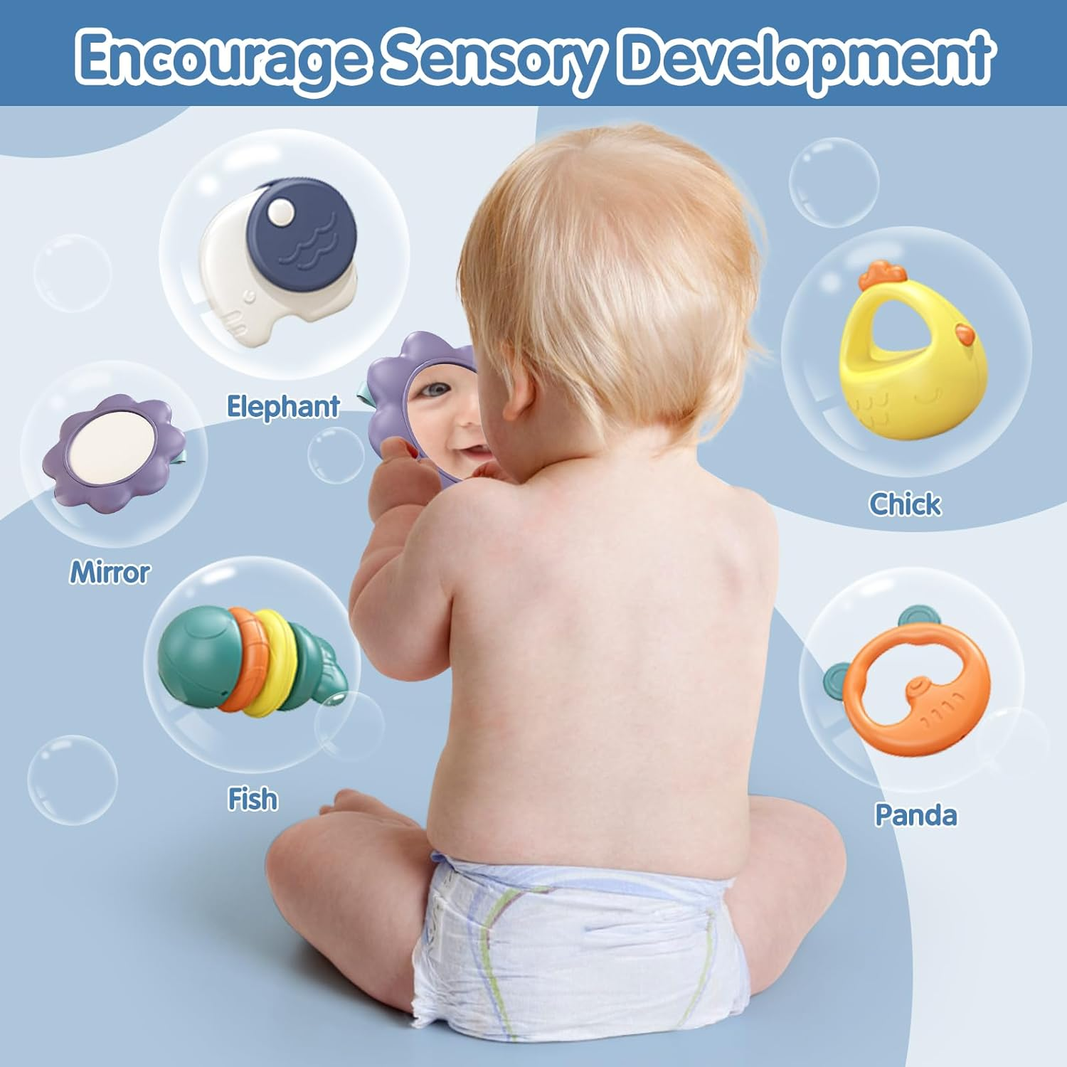 REMOKING Baby Gym Play Mat & Learning Walker, Musical Activity Center with Piano Board & Rattles for Infants 0-12 Months, Toddler Push Walker & Tummy Time Mat image number 5