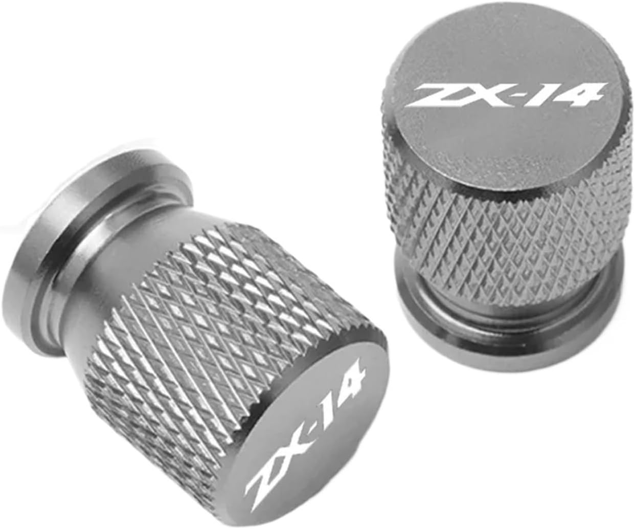 Ninja ZX14 ZX 14 14R ZX-14 ZX-14R 2006-2015 2014 Accessories Motorcycle Wheel Tire Valve Air Port Stem Caps Cover(Blue) - Black image number 6