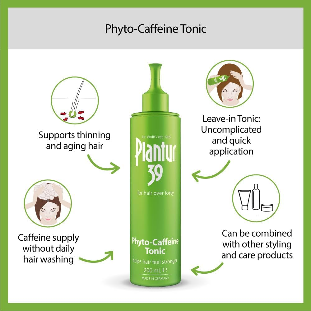 Plantur 39 Phyto-Caffeine Tonic - Strengthens Thin Hair, 200Ml image number 3