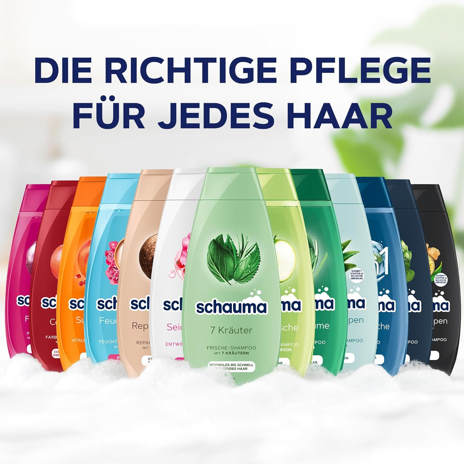 SCHAUMA Shampoo 2 X 400 Ml 7 Herbs image number 2