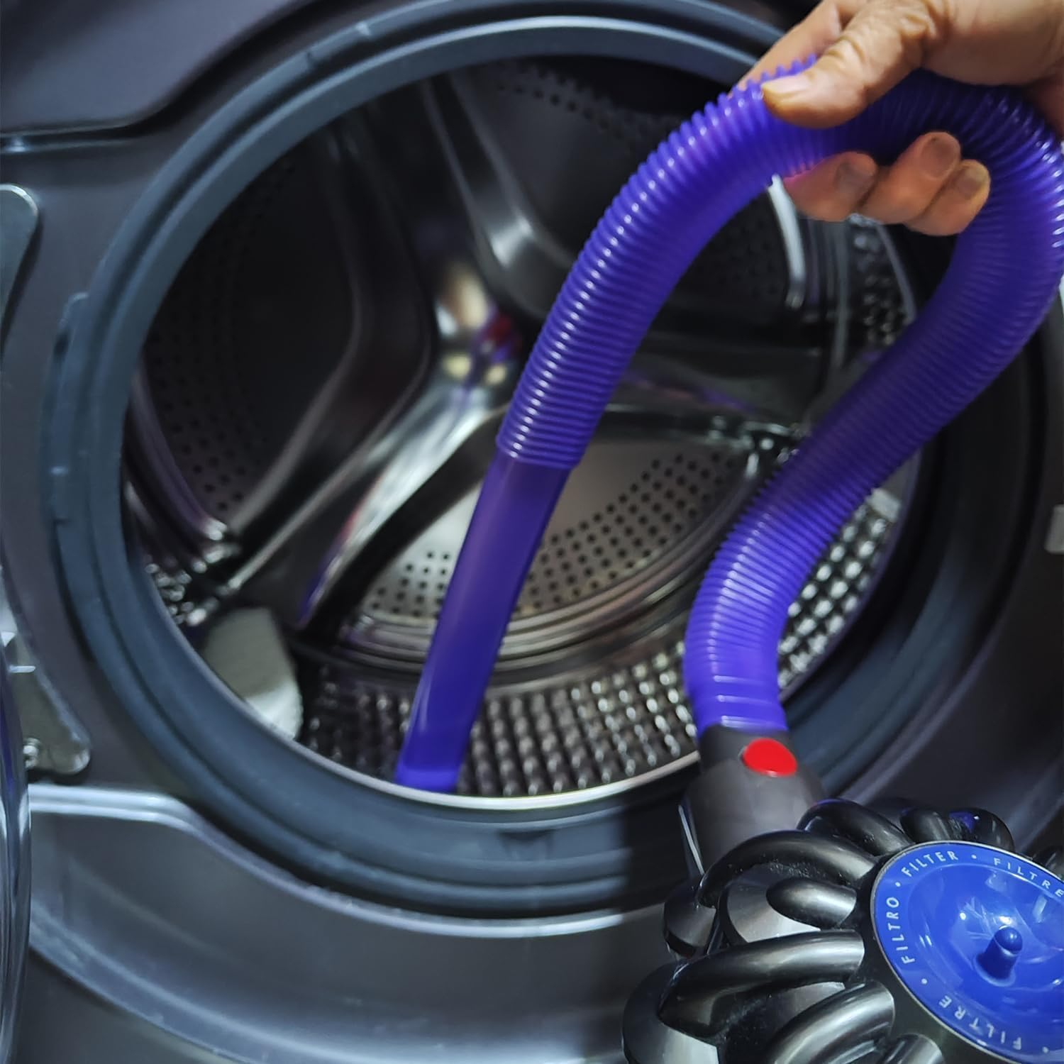 Cleaner Kit, Lint Vac Hose Attachment for GEN5 G5 V15 V11 V10 V8 V7 Cordless Vacuum, Replacement Accessories 34'' Flexible Crevice Tool for Car Detailing, Gaps, Corners Cleaning image number 2