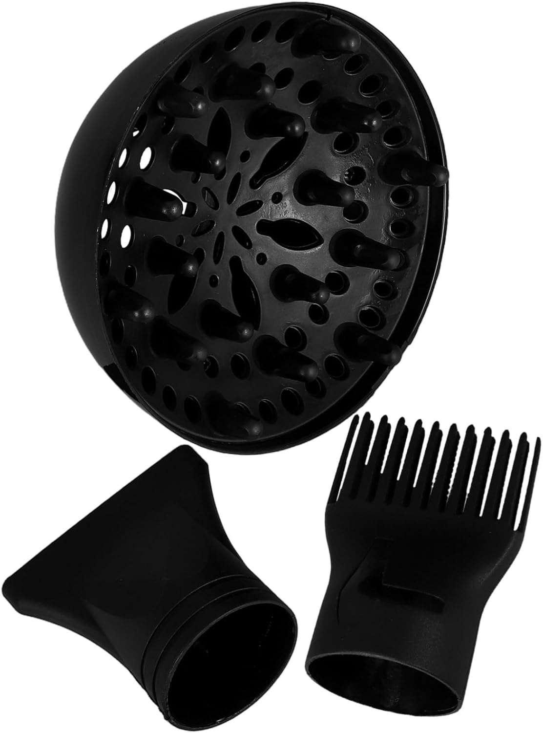ABOOFAN Hair Dryer Accessories Kit Diffuser Nozzle Comb Nozzles for Hair Dryer image number 4