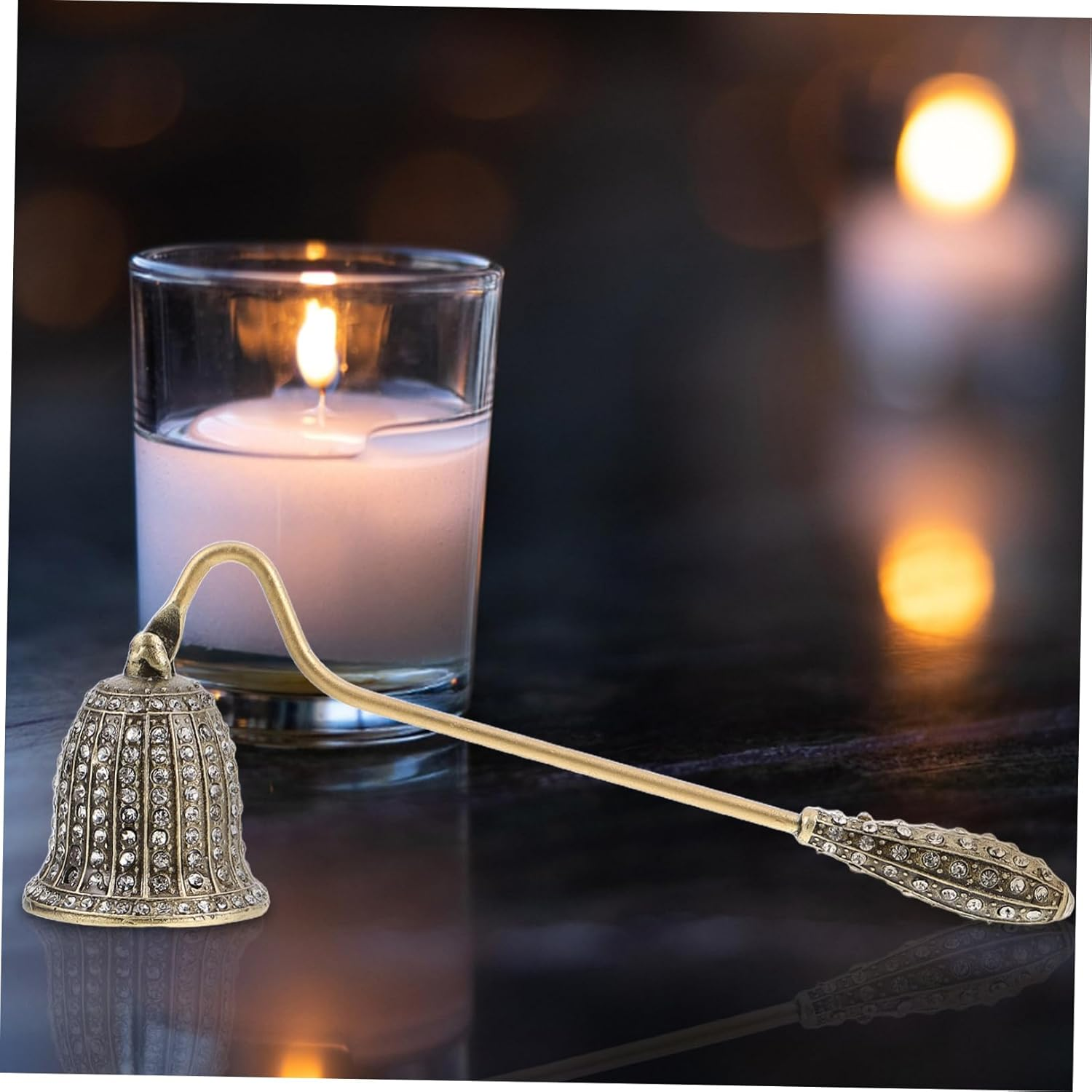 Beatifufu Vintage Candle Snuffer Candle Flame Snuffer Tool Decorative Extinguisher for Home image number 1