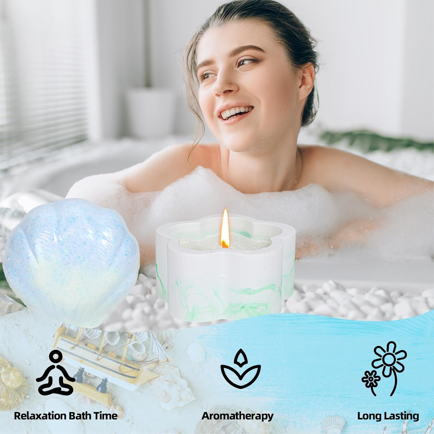 Pengtai Thank You Gift for Women,Appreciation Gift Set with Tote Bag, Stainless Steel Tumbler, Candle, Bath Bomb, Card, Lily of the Valley Decor & Basket for Boss,Teacher, Coworker, Friend image number 6