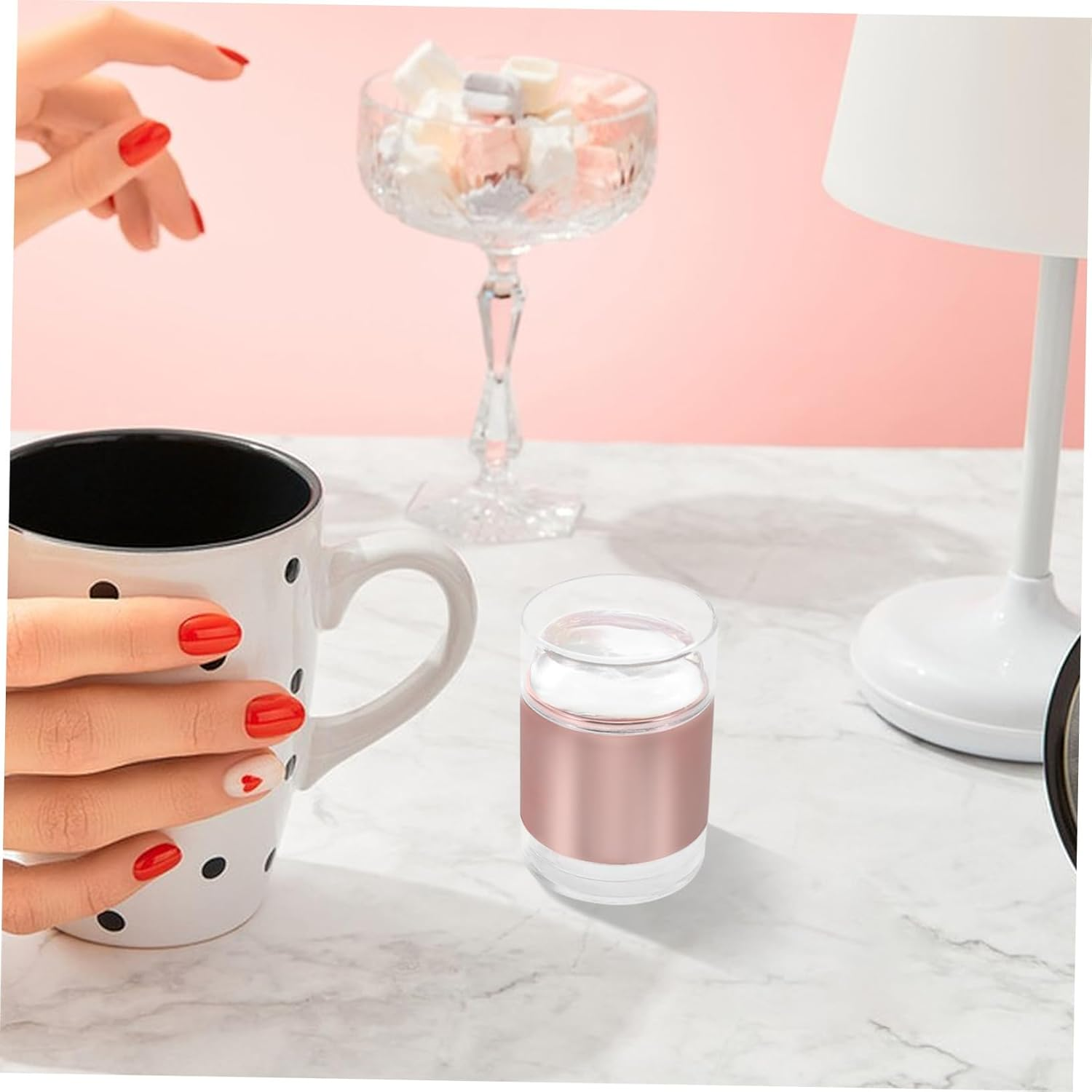 LALADEFIEE Silicone Nail Art Stamper Head Stamping Polish Transfer Templates Butterfly Flower Nail Stamper Plates Manicure Tools Art Template Set image number 4