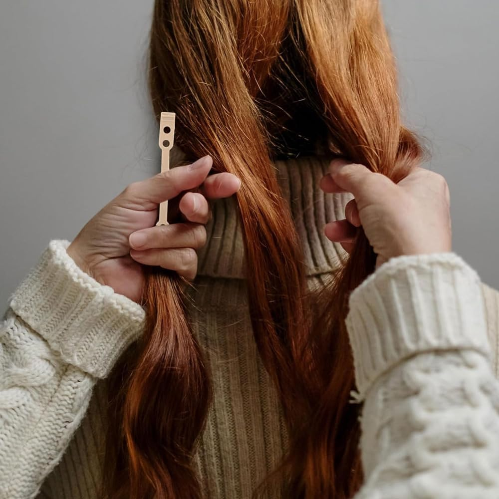 Laroal 100 Pcs Rubber Perm Rollers for Women and Girls, Wave Perm Rods Set with DIY Hairdressing Tools, Reasonable Thickness, Good Hand Feel and Good Elasticity image number 1