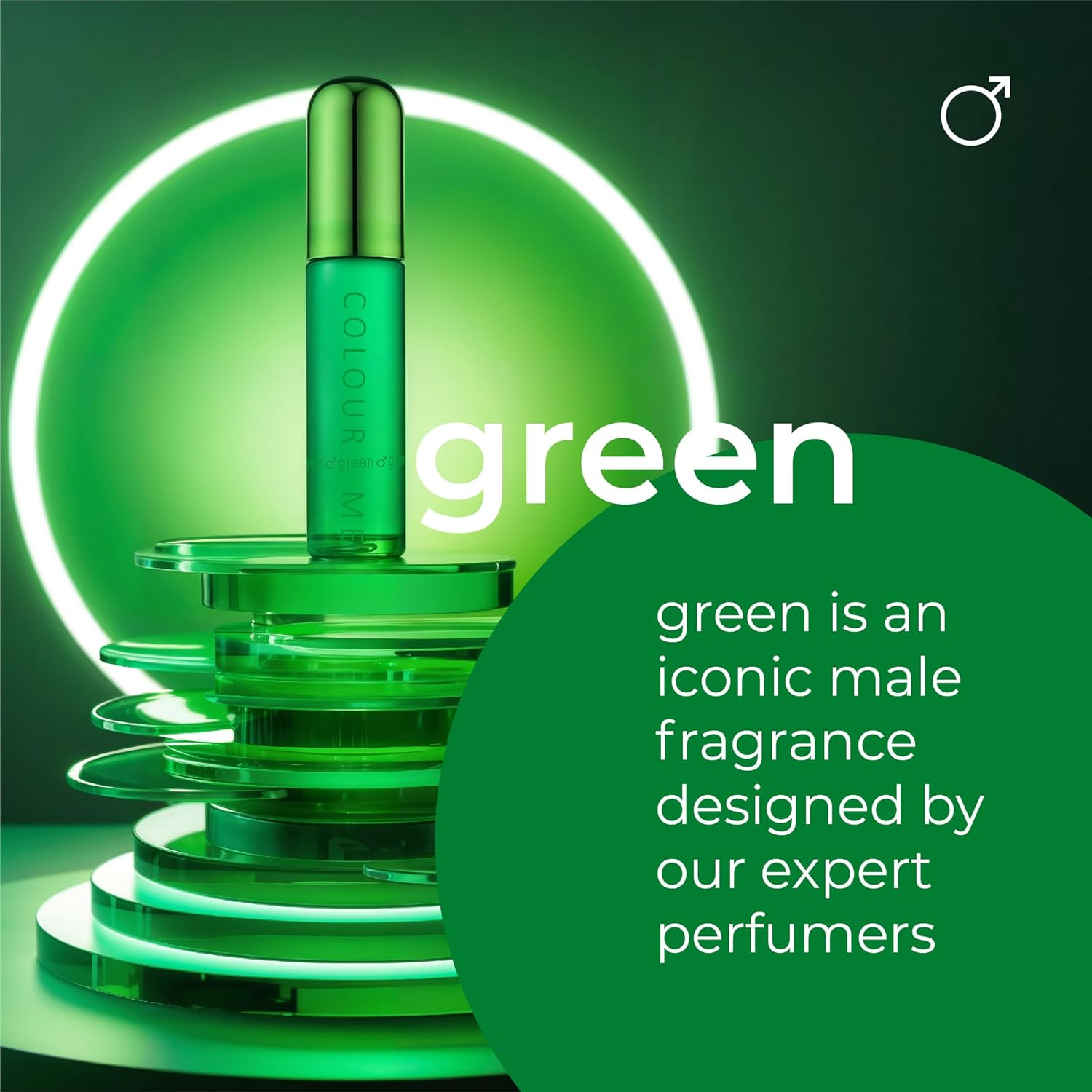 Colour Me Green - Fragrance for Men - 50Ml Eau De Toilette, by Milton-Lloyd (Pack of 2)