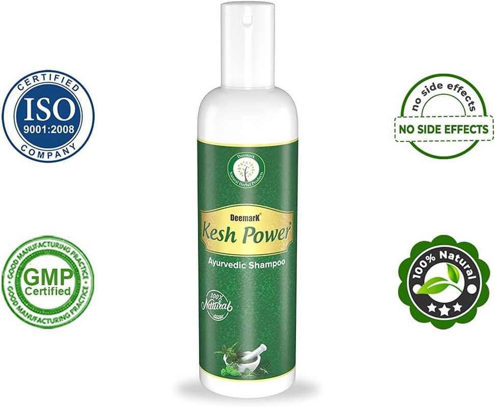 Deemark Kesh Power Ayurvedic Shampoo Pack of 2 | for All Hair Care Solution | Control Hair Fall | Nourish Hair Naturally image number 5