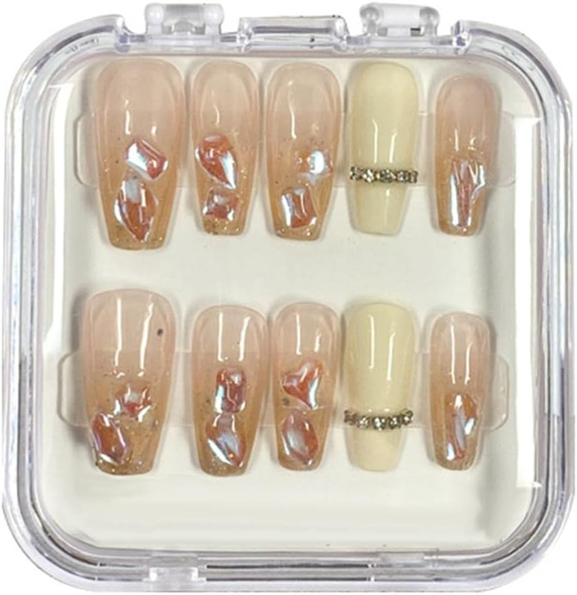 Generic 10X Press on Nail Storage Boxes Nail Art Display Holder Acrylic Nail Storage Container, White image number 2