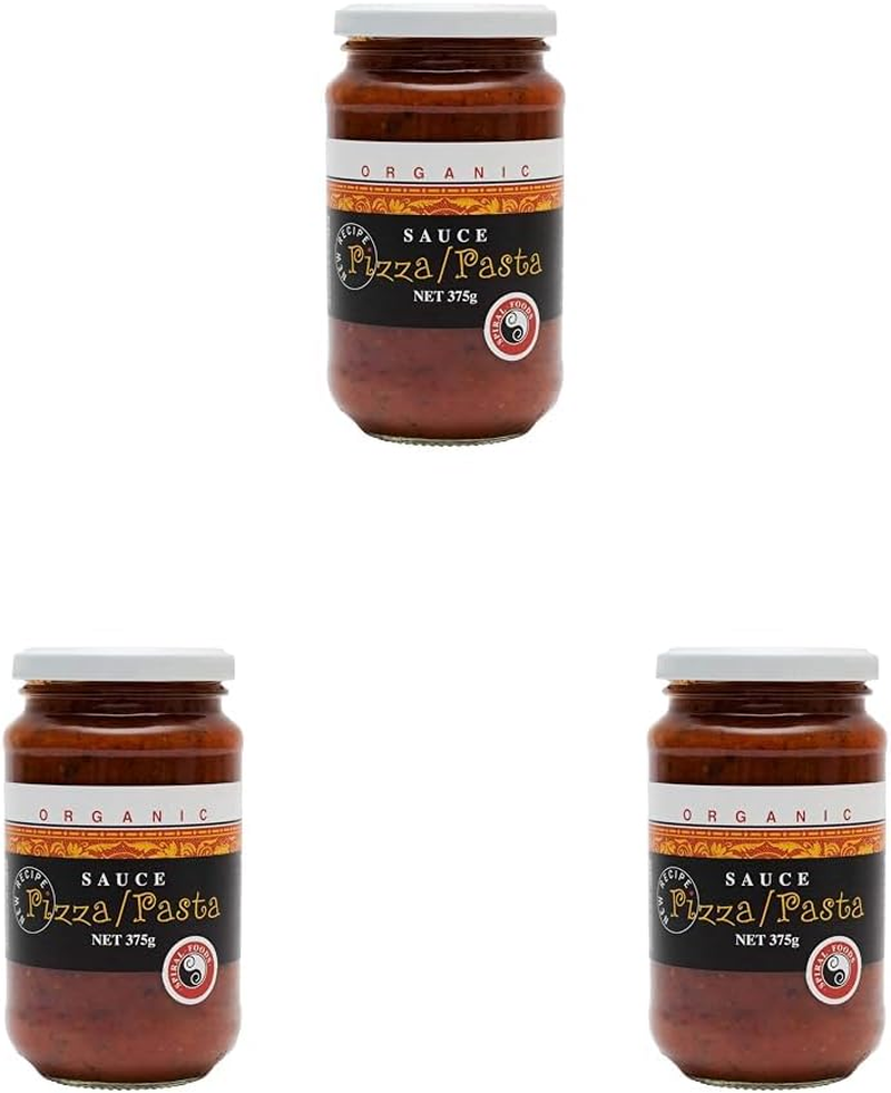 Spiral Foods Organic Pizza/Pasta Sauce Glass 375 G