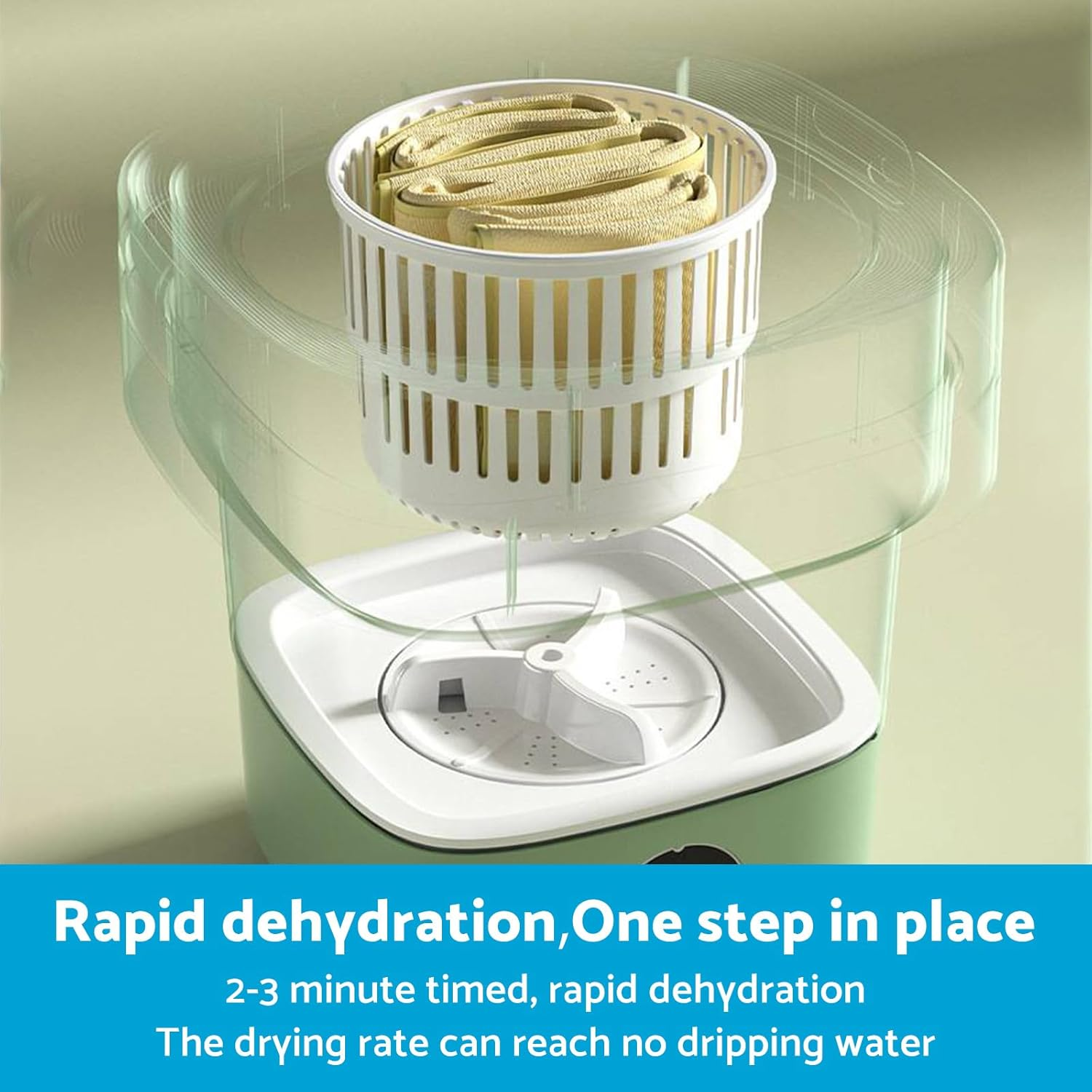 MAX COOL 11L Portable Washing Machine Foldable Washer Deep Cleaning Perfect for Office, Camping, Traveling (Purple) image number 6