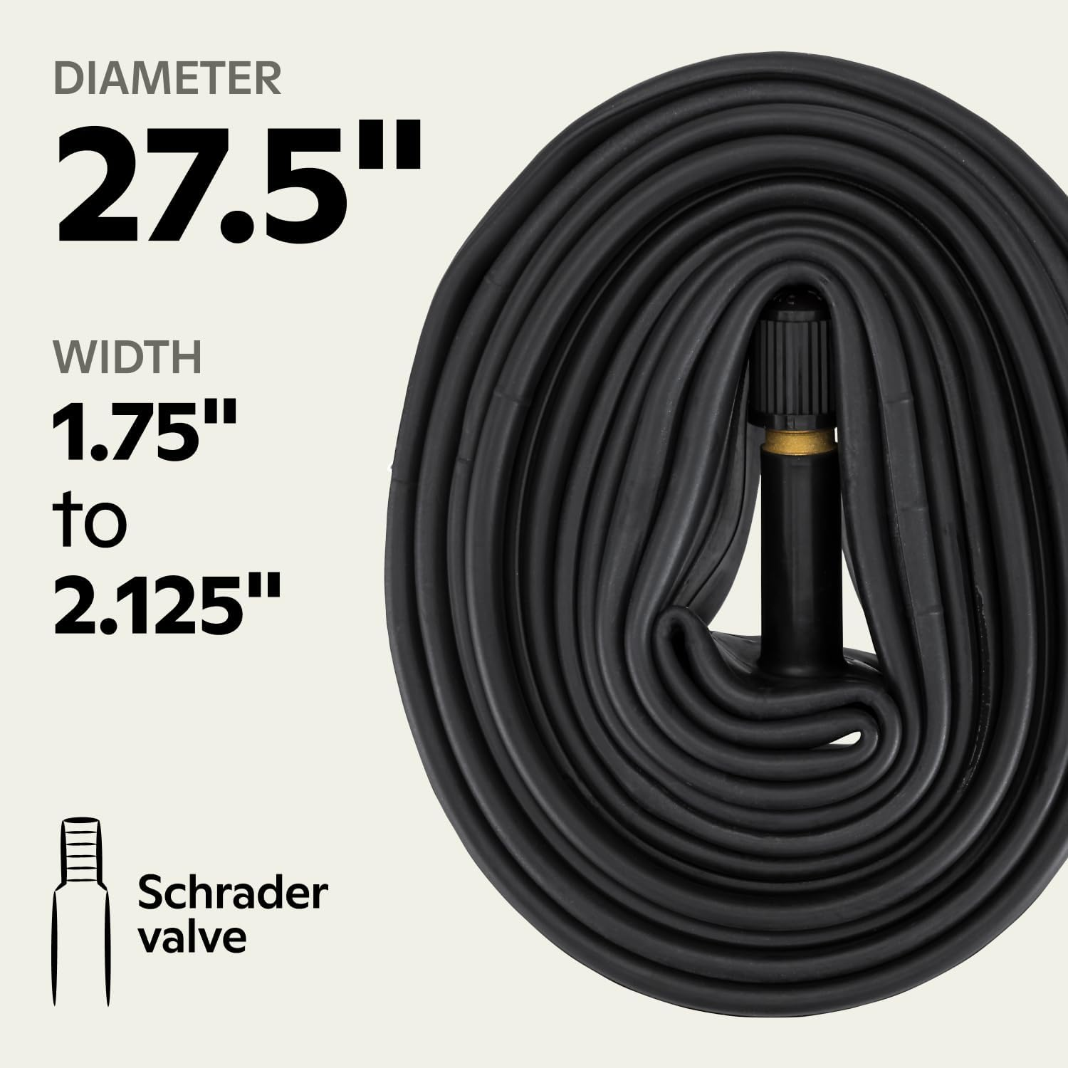 Schwinn Replacement Bike Tube Schrader Valve, Standard and Self Sealing Options, Multiple Sizes image number 4