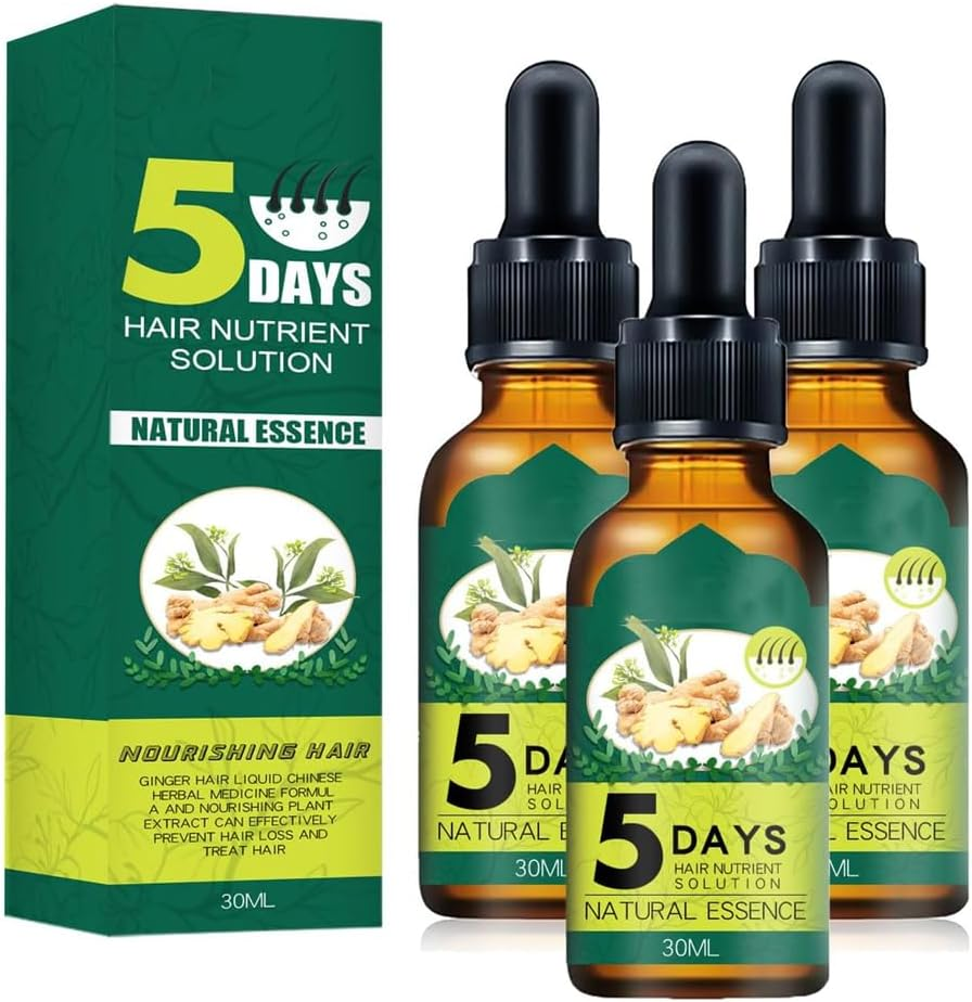 3 Pcs Prox Shouga Essence Hair Growth Oil,Prox Shouga Kingu Hair Growth Oil,5 Days Ginger Germinal Oil,Hair Oil for Growth and Anti-Hair Loss image number 4