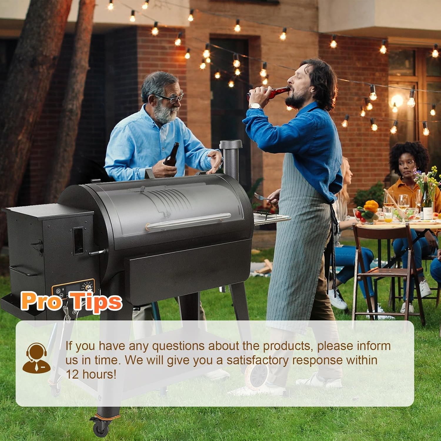 Flame Broiler Kit for Pit Boss Smoker Grill PB820 PB850 PB820D3 Series, Flame Broiler Slide Cover and Bottom Kit with Two Side Adjusting Handle, Pit Boss Smoker Grill Replacement Parts image number 5