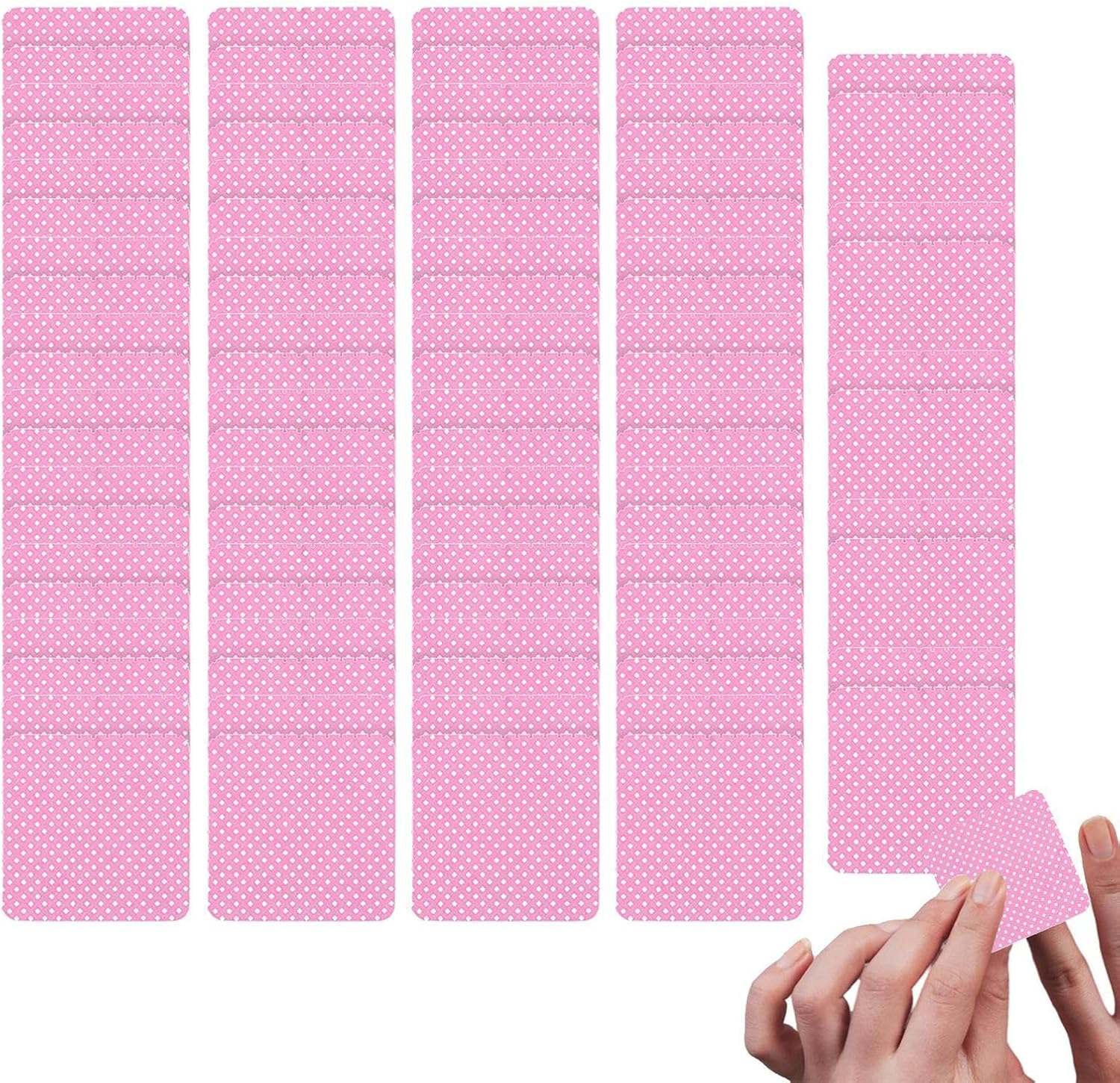 Lint Nail Wipes - Lint Nail Polish Remover Wipes - Nail Salon Supplies, Super Absorbent Gel Nail Polish Remover Pads, Eyelash Extensions Wipes for Women