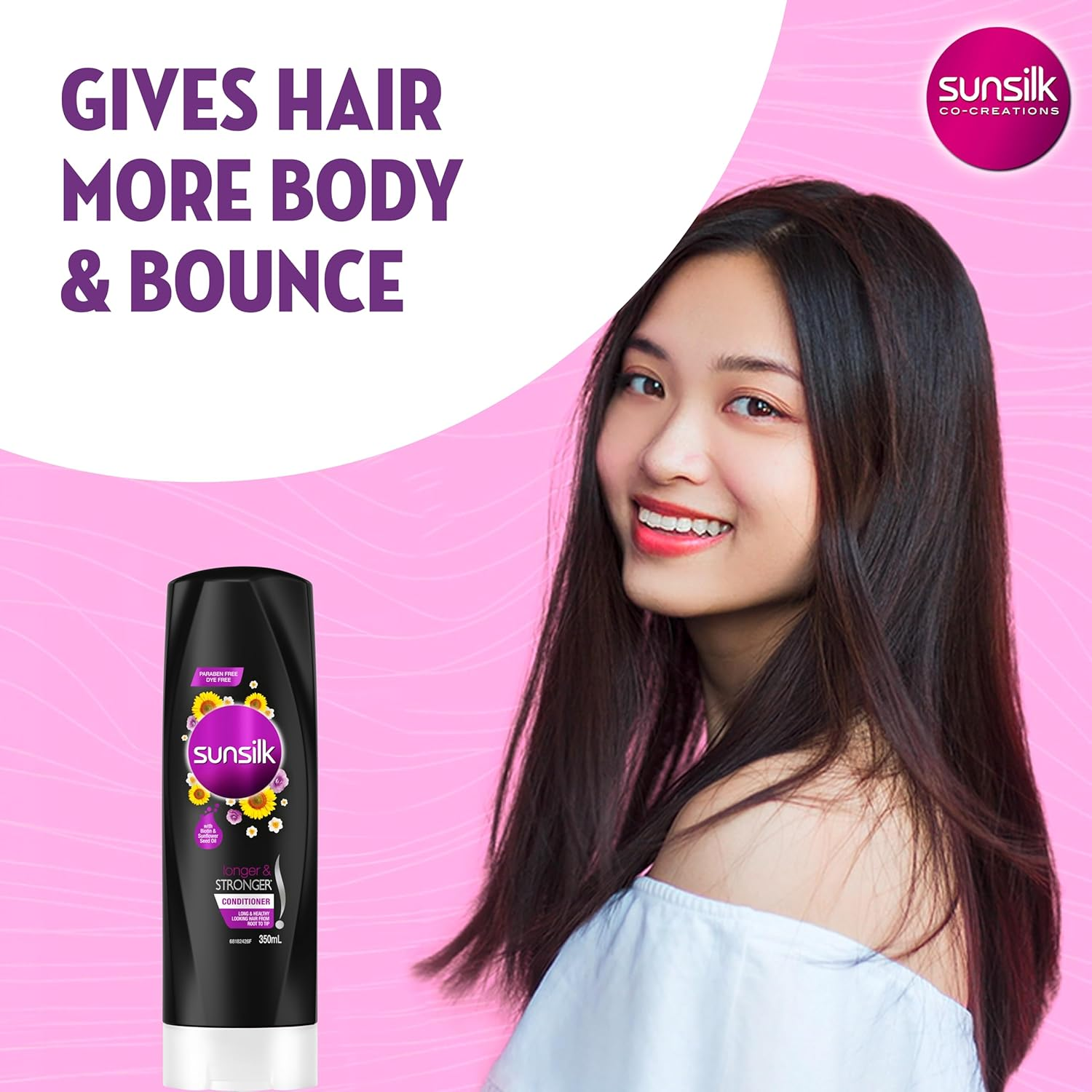 Sunsilk Longer & Stronger* Conditioner 350 Ml image number 2