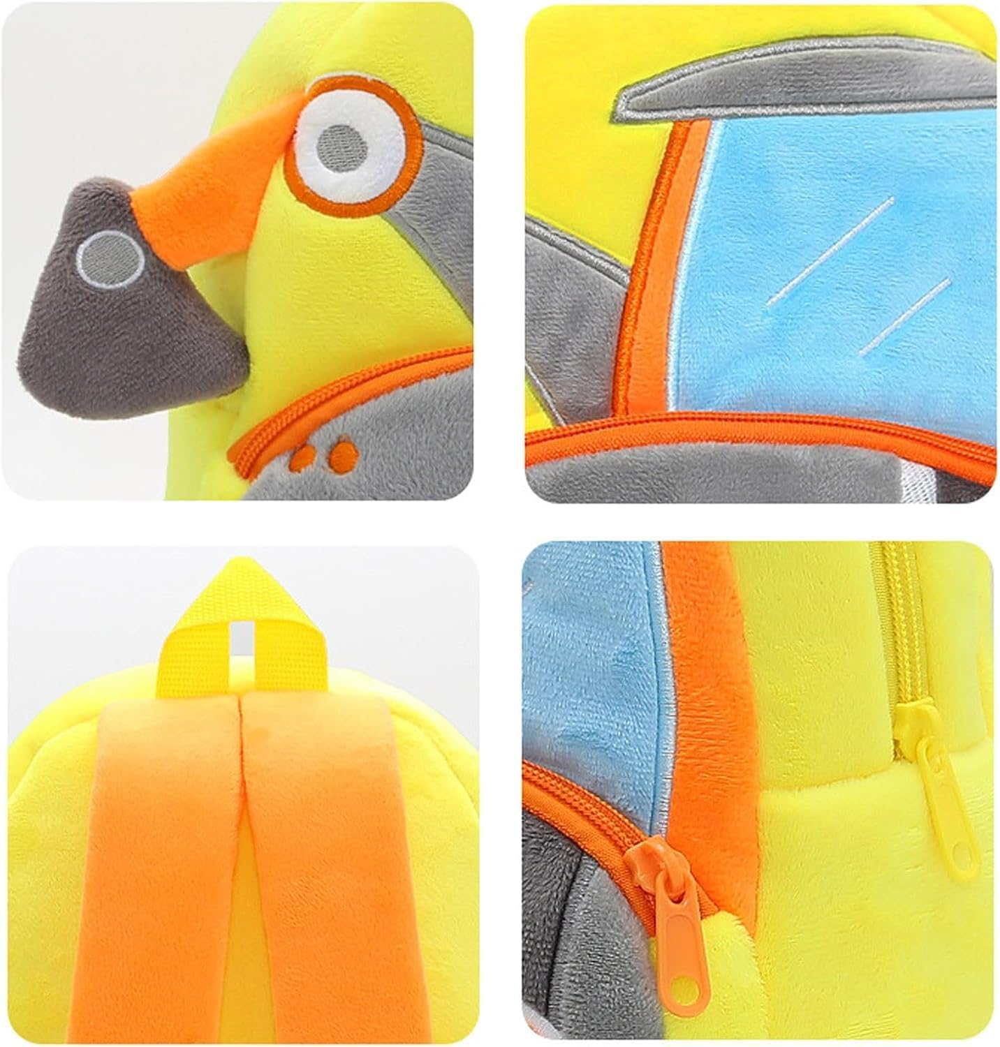 Toddler Kids Backpacks Cute Plush Animal Backpack,Mini School Bag for Kids Age 2-6 Years image number 3