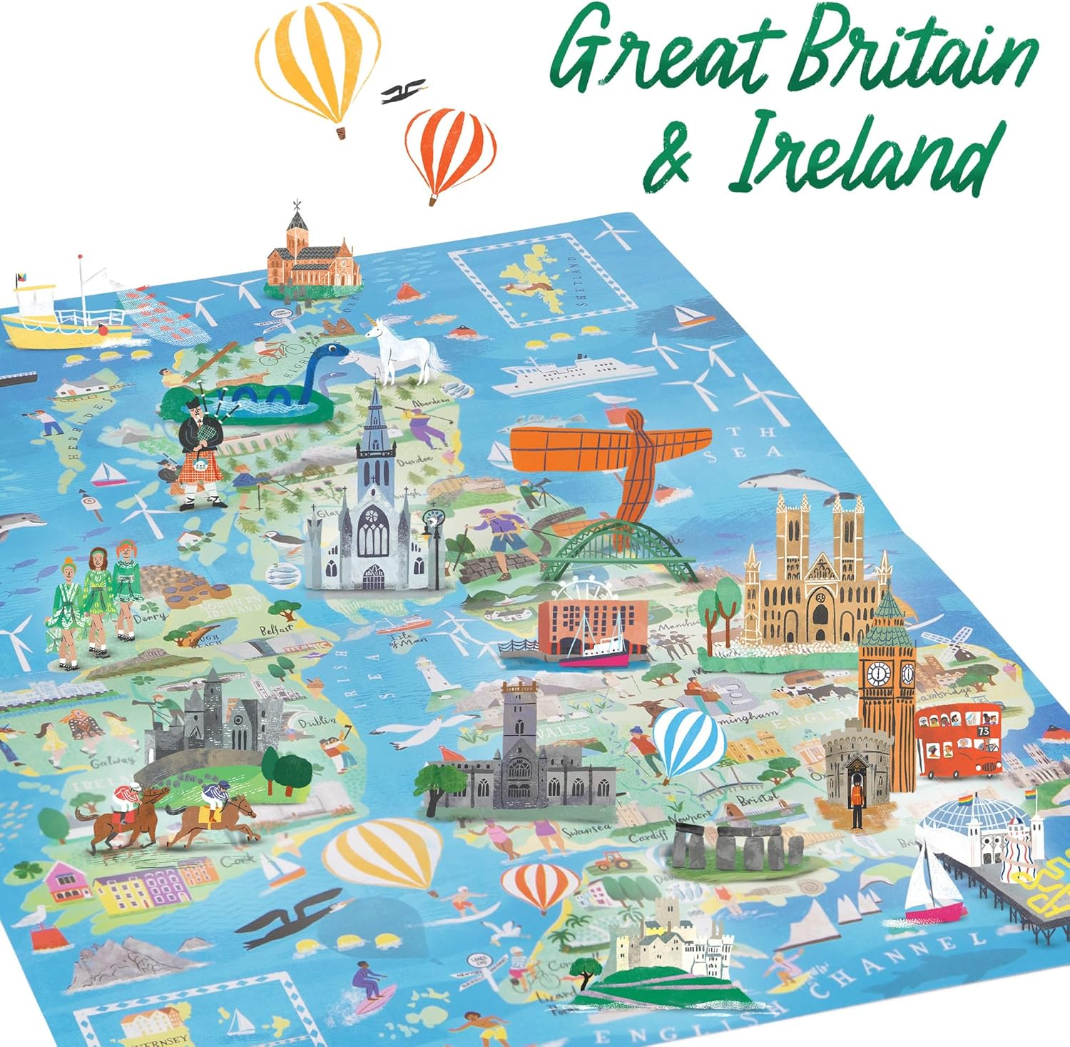 BOPSTER Great Britain Ireland Jigsaw PUZ image number 6