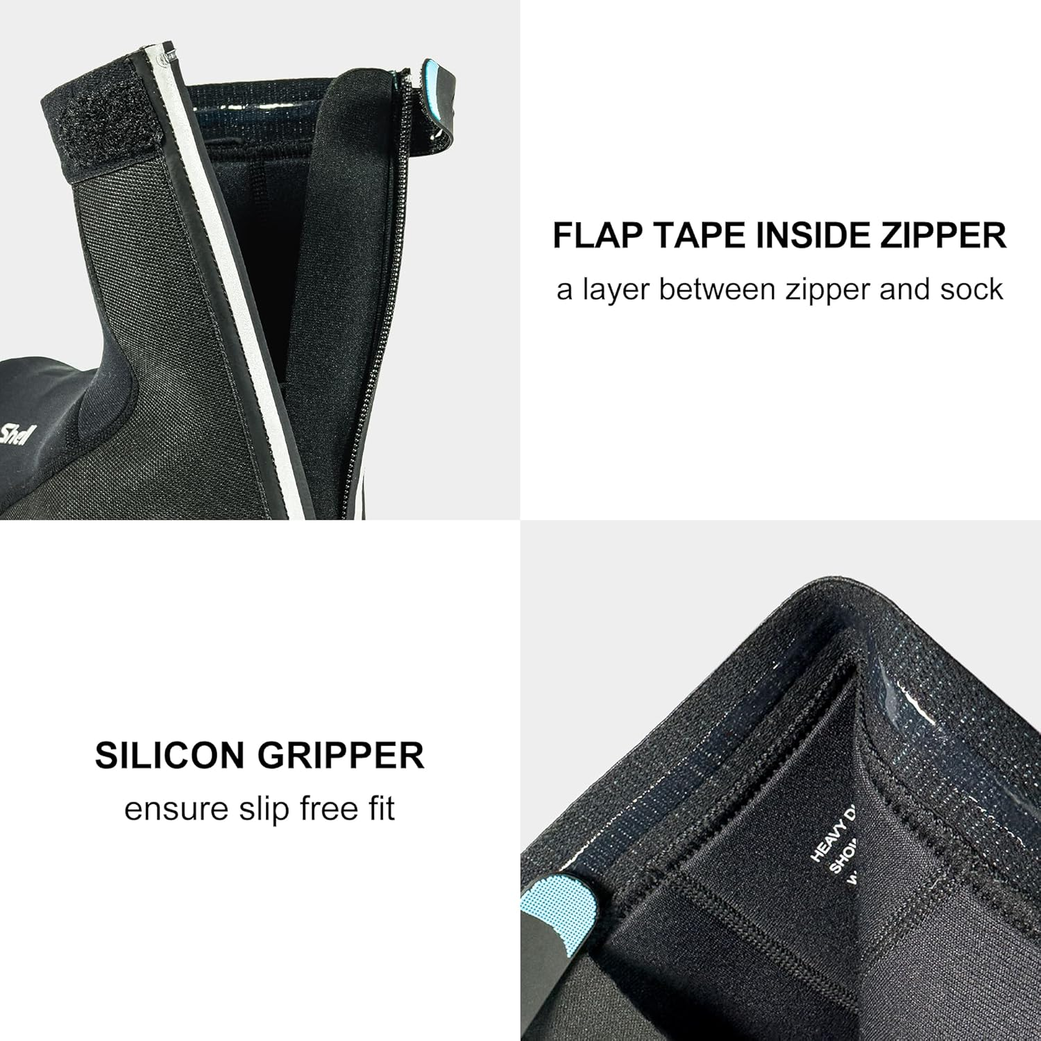 Dexshell Cycling Shoe Covers for Men and Women, Showerproof & Windproof for Winter Road Cycling Biking Overshoes