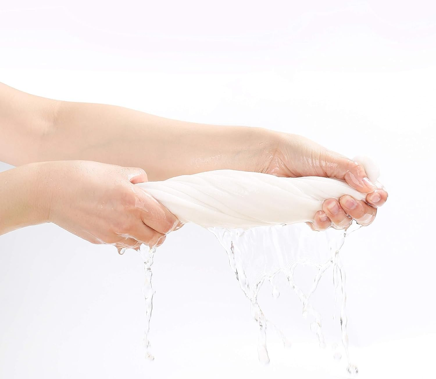 Muslin Burp Cloths for Baby Drooling - Extra Large 20X10 Inch, 6 Layers 100% Cotton, Super Soft & Absorbent - Multipurpose for Feeding, Burping, Gentle on Skin (White, 6 Count)