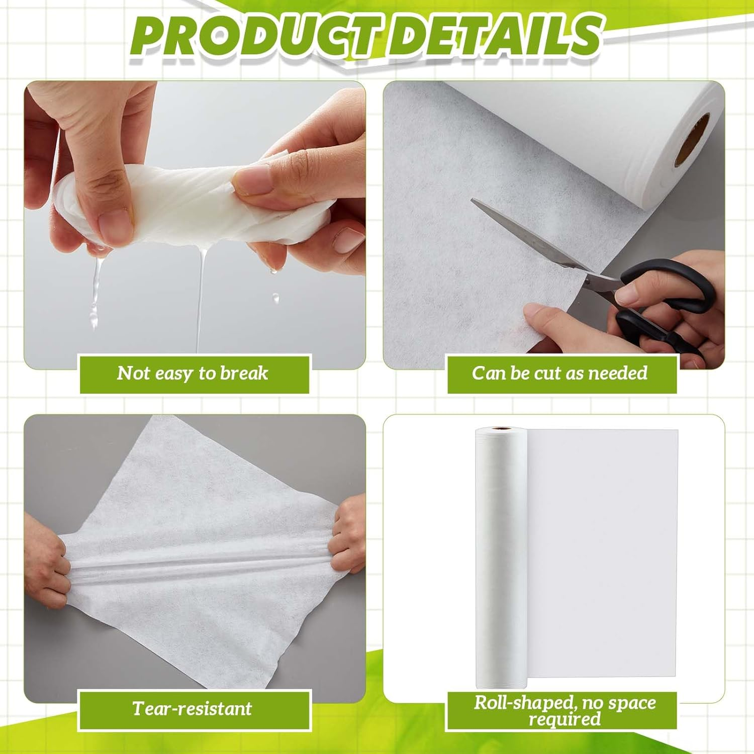 Drydiet 100 Ft X 22 Inch Bird Cage Liner Disposable Cages Cushion Pad Mat Precut Absorbent Bird Cage Paper Large Parakeet Cage Liners Accessories for Pet Animal Bird Parrot (White) image number 5