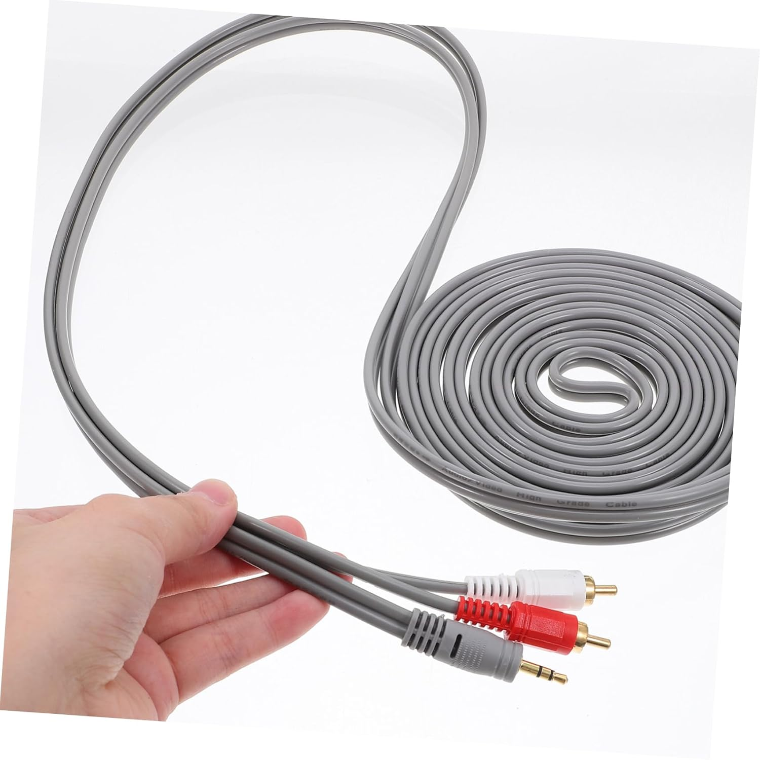 HEALEEP Av Dual Output Speaker Cable Durable Audio Wire with High Transmission for Amplifiers and Home Theater Systems Flexible Design for Easy Setup and Performance image number 4