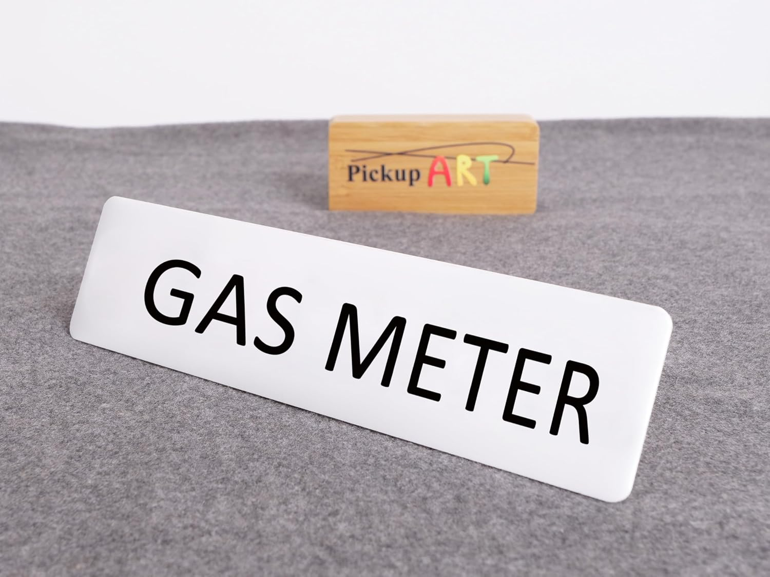 GAS METER Sign Self Adhesive Plaque Decal Door METER SIGN HOME SIGN (Style 1, 40X160Mm) image number 6