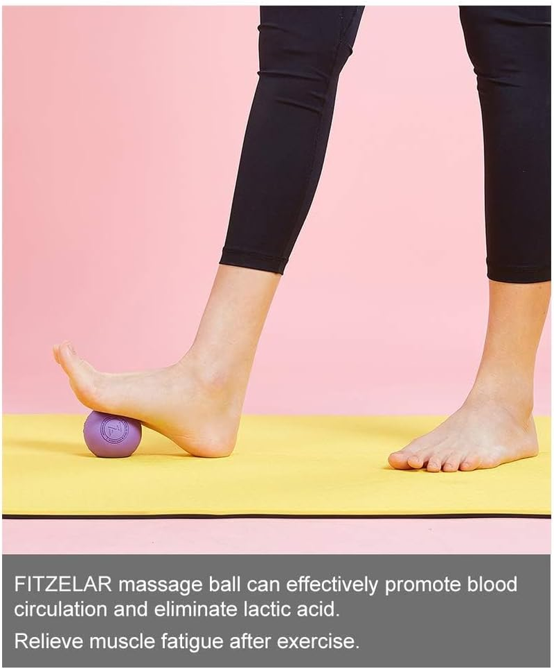 Massage Lacrosse Balls for Myofascial Release , SGS Certification, Massage Deep Tissue for Back and Shoulder, Trigger Point Therapy, Muscle Knots , Relieving Muscle Pain, Yoga Ball for Feet image number 2