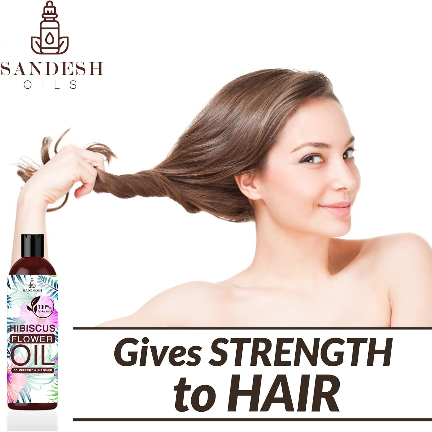 Sandesh Oils Hibiscus Oil Pure & Natural Virgin Unrefined for Hair & Skin (Gudhal Ka Tail) (250Ml) (STANDARD 250ML, HIBISCUS OIL) image number 3
