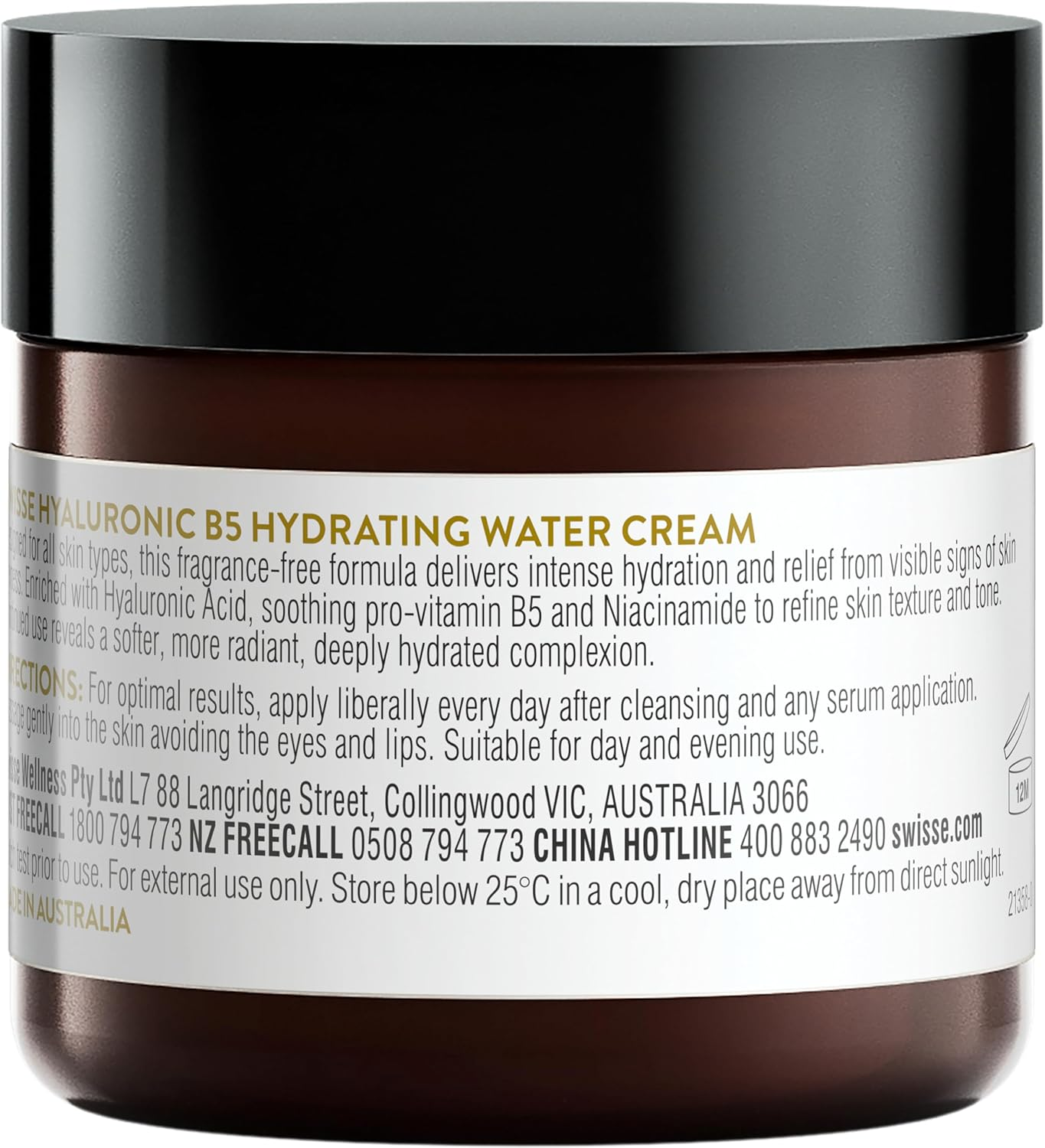 Swisse Skincare Hyaluronic B5 Hydrating Water Cream 50G image number 1